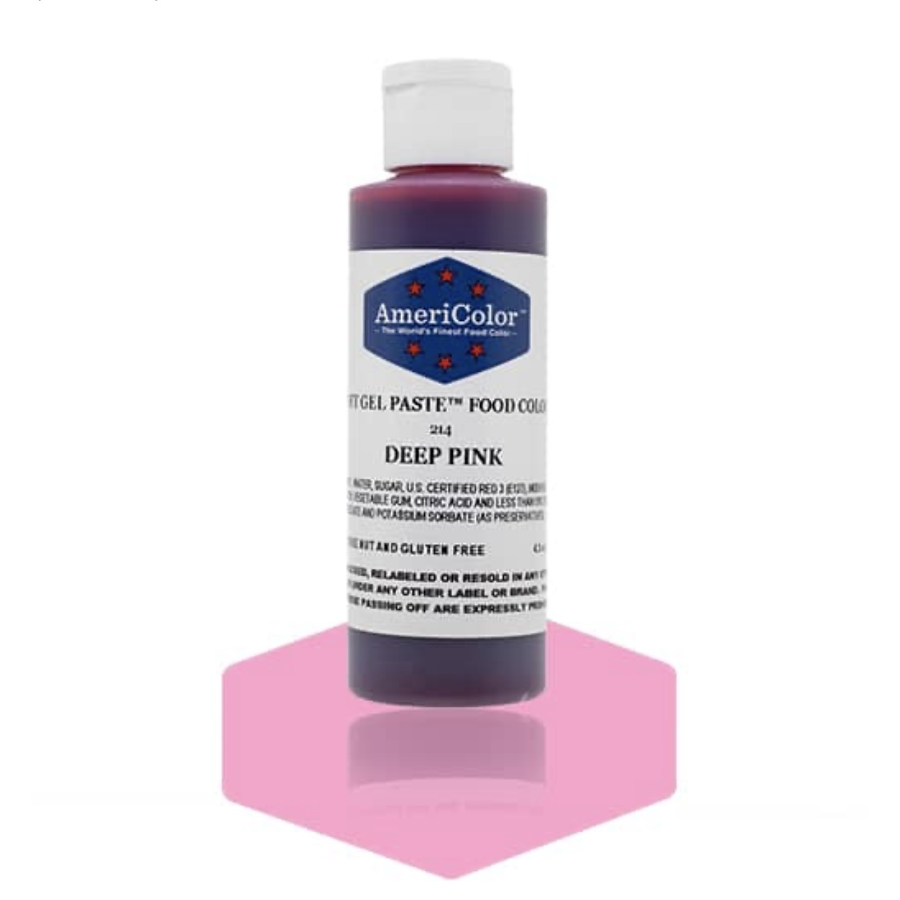 AmeriColor Soft Gel Paste Food Colour Deep Pink 128g