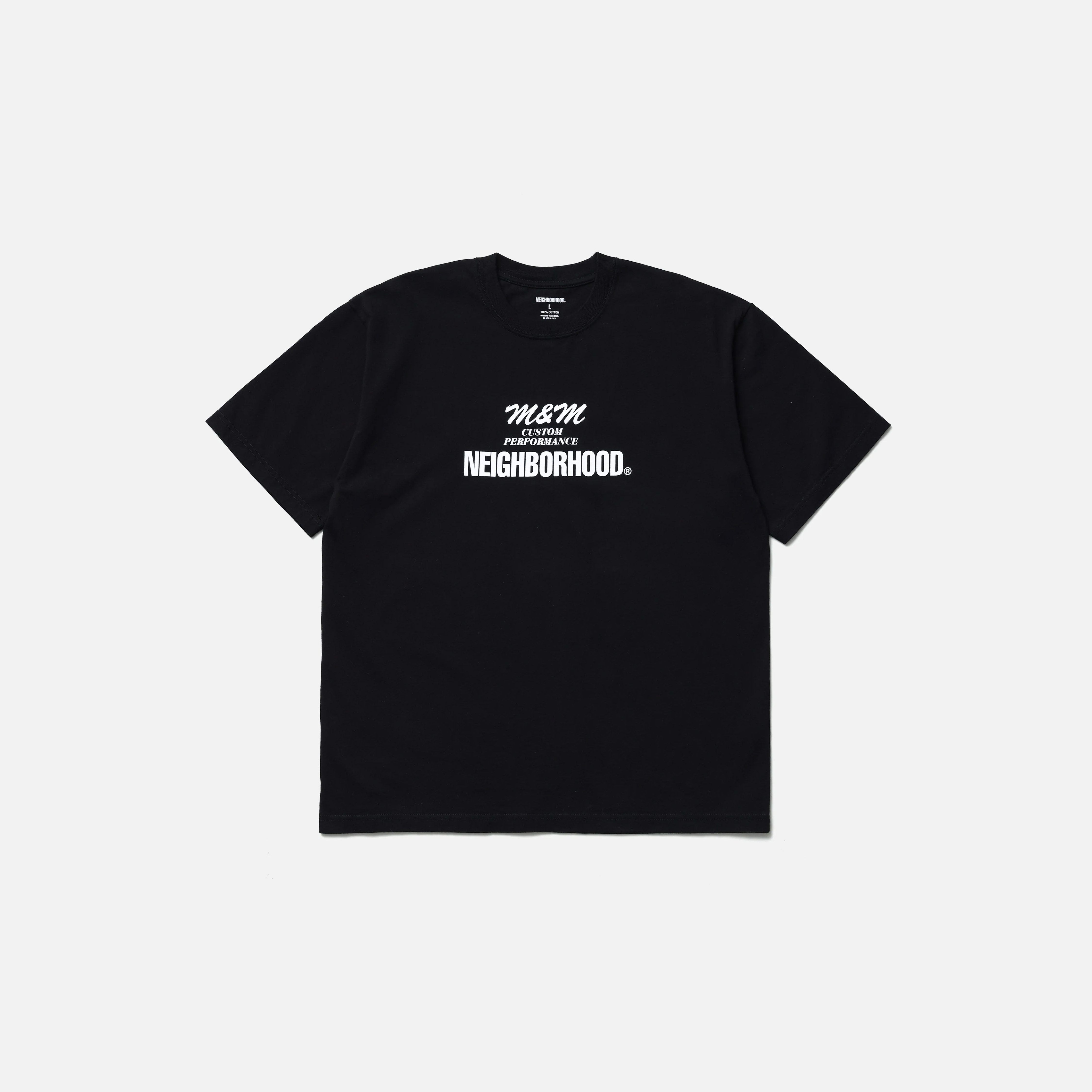 -(B3b02)-NEIGHBORHOOD X M&M CUSTOM PERFORMANCE . TEE SS-2 FW26 NBHD 聯名款 文字 星星短T-262PCMMN-ST02