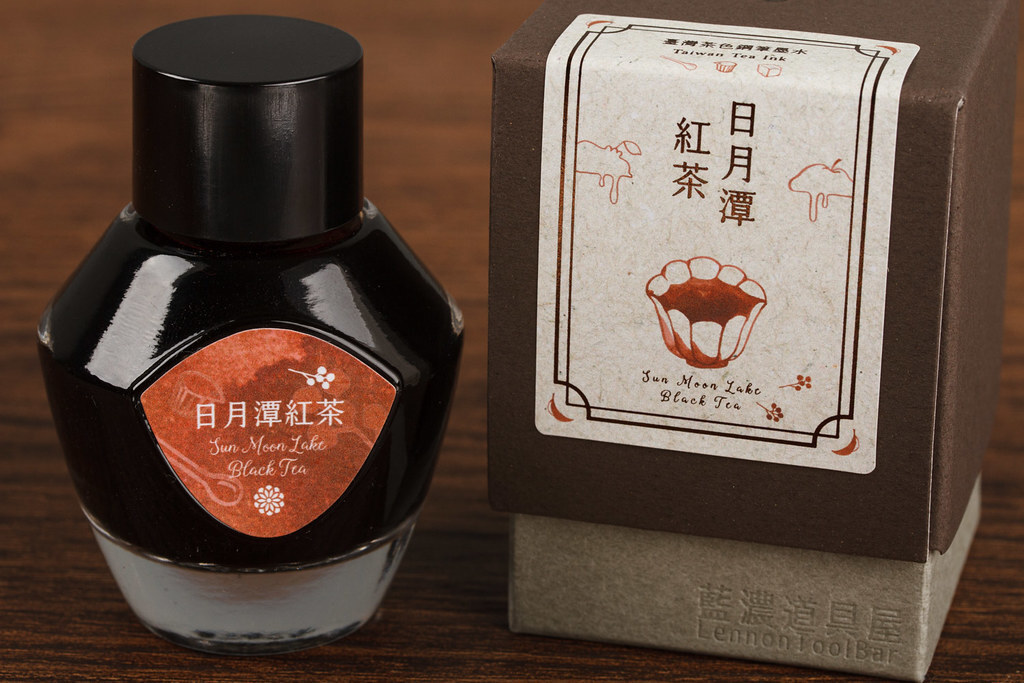 日月潭紅茶 臺灣茶色 35ml 鋼筆用墨水｜藍濃道具屋 台灣
