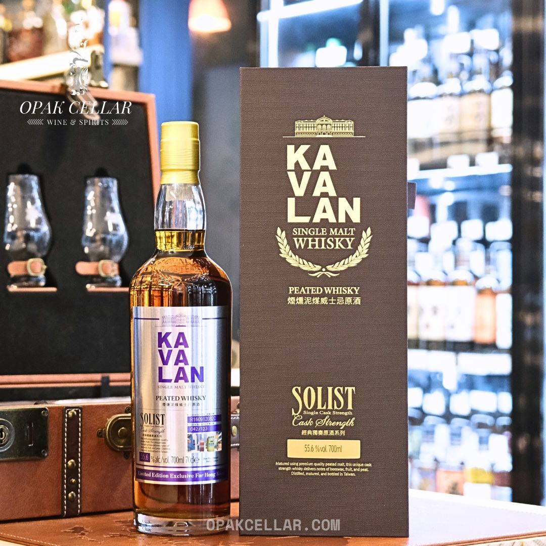 Kavalan Solist peated single malt whisky (HKEX) 55.6% R