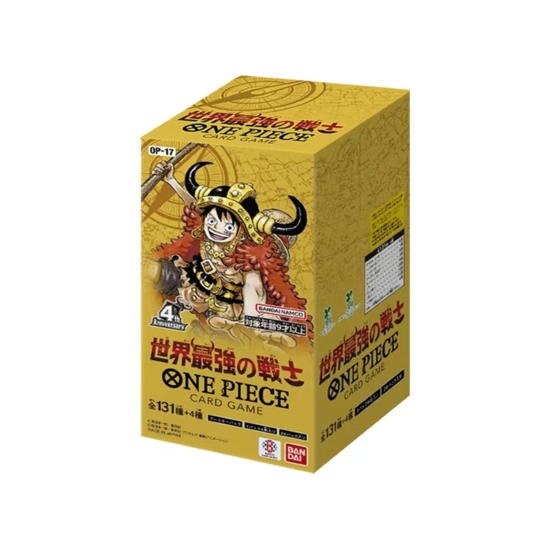 Bandai ONE PIECE OP17 The World's Strongest Warriors 海賊王 4周年 世界最強的戰士 原盒
