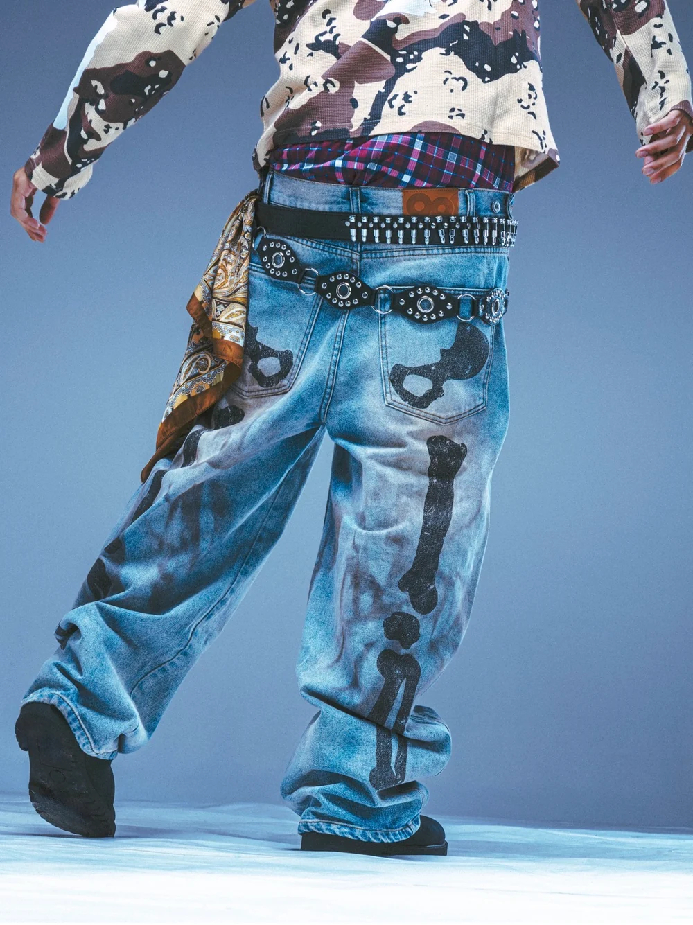 現貨 ! 9090 Bone Hand Denim Pants 骨頭 牛仔褲  (3colors)