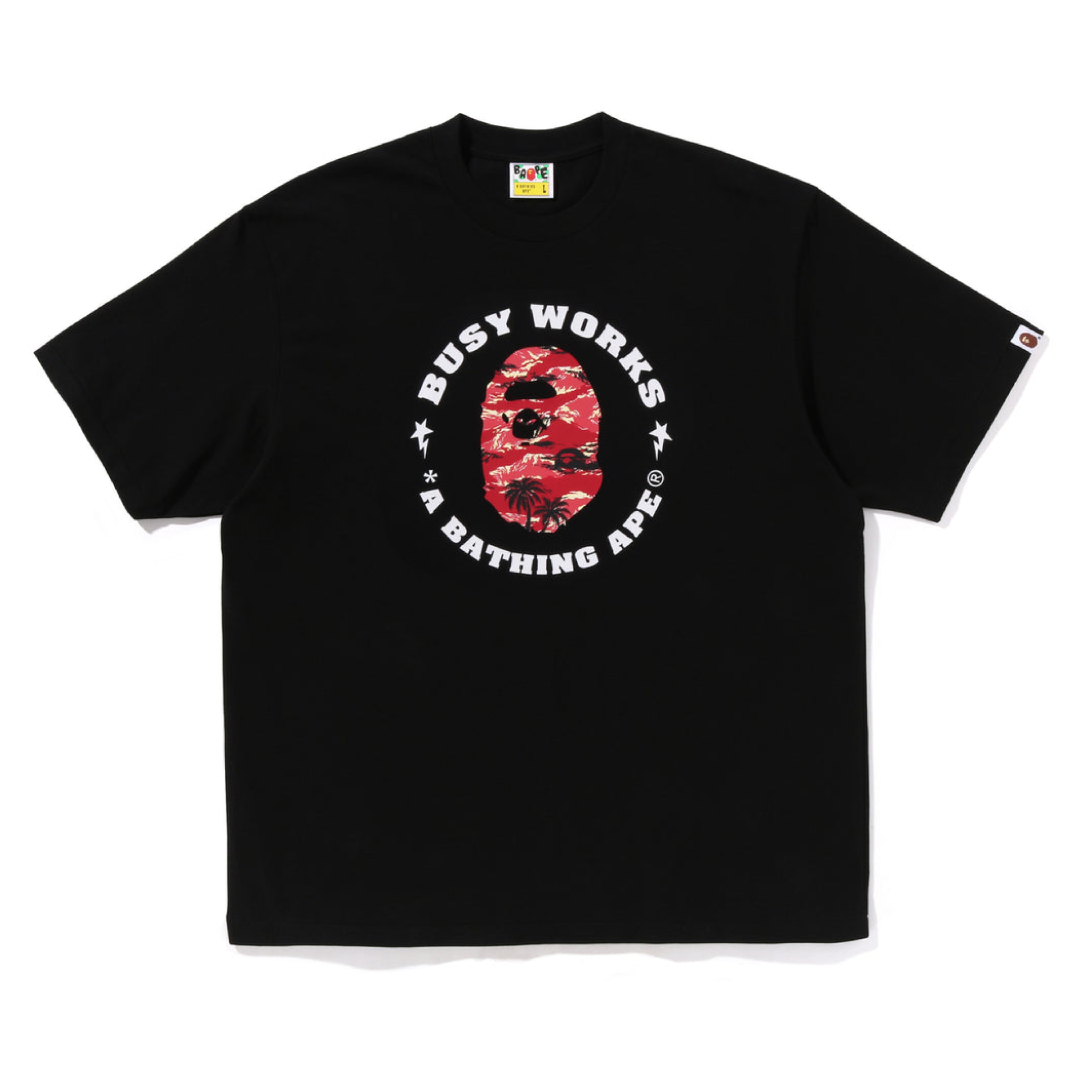 『超值優惠』2026SS A BATHING APE BAPE PALM TREE CAMO BUSY WORKS STA RELAXED FIT TEE 寬版 海灘 夏威夷 星巴克 LOGO 短T 現貨 1L30110319