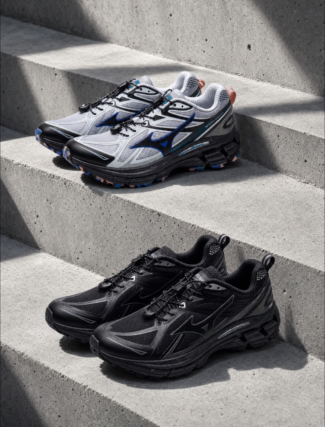【APAIR】預購 Mizuno halo mix tl 機能鞋款 戶外 抽繩 灰黑 全黑 D1GH251205 D1GH251201