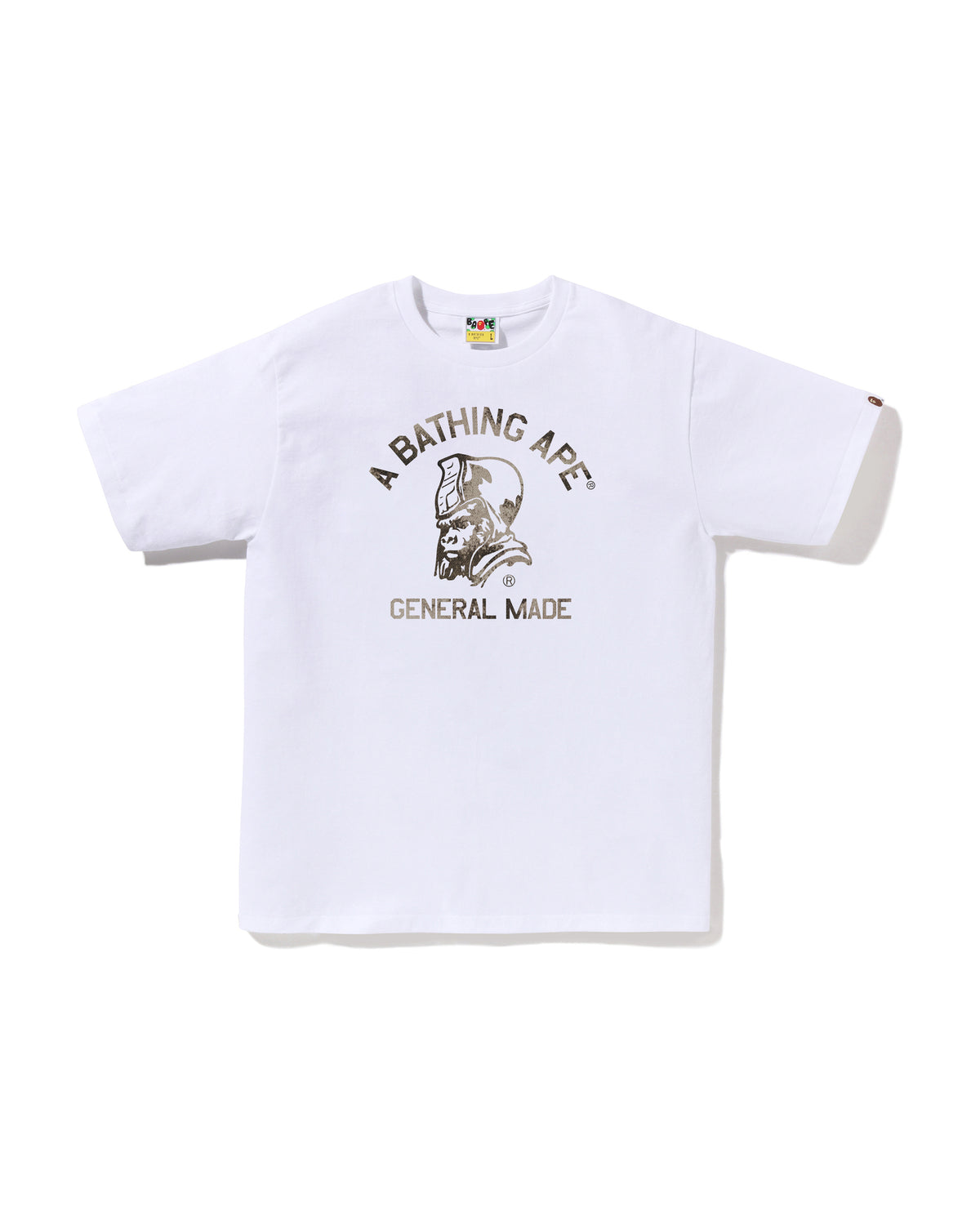 『超值優惠』2026SS A BATHING APE BAPE HIGH TONE BLEACH GENERAL MADE TEE 西山徹 設計 軍事風 短T 現貨