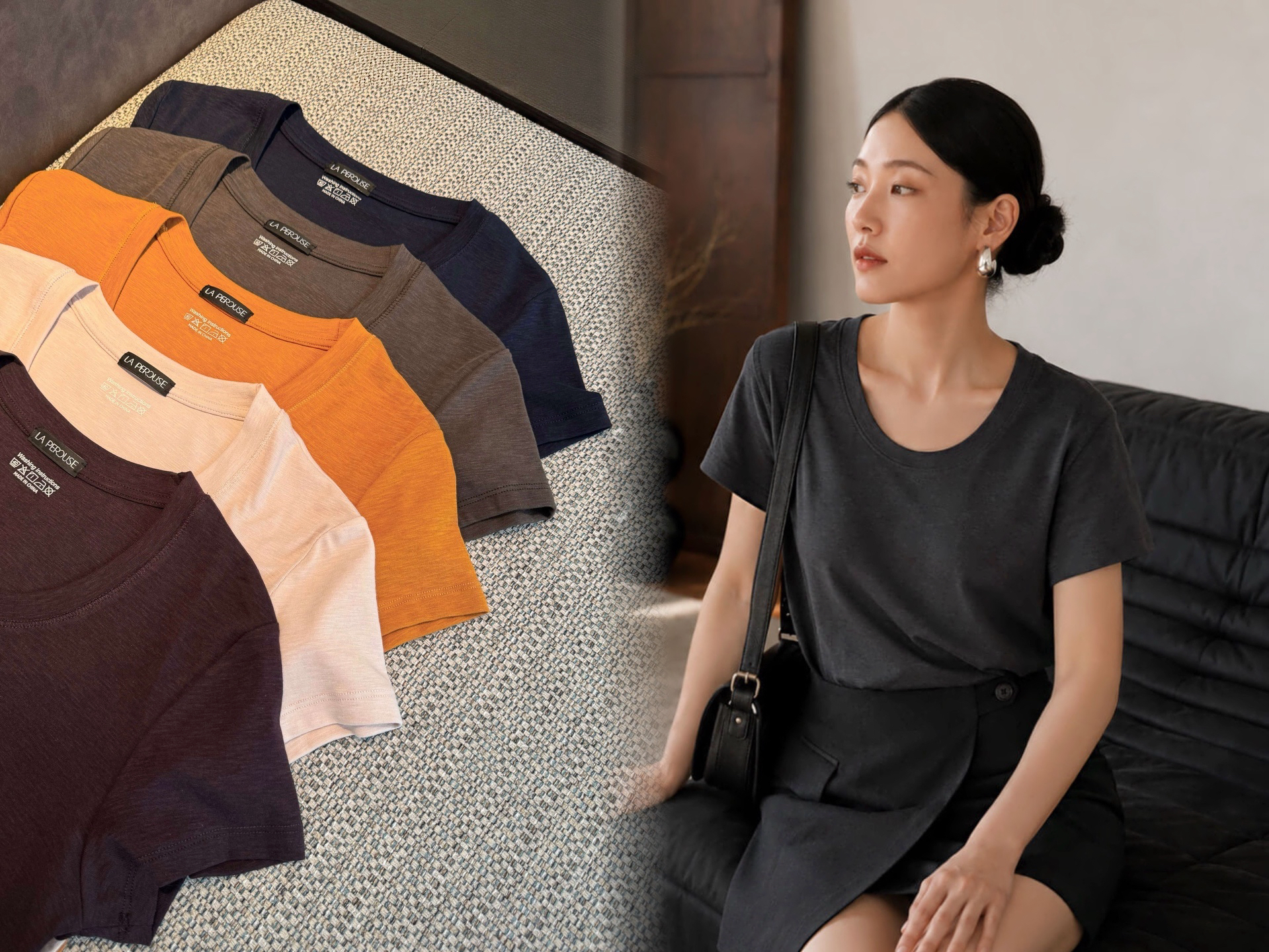 Soft Touch U-Neck Tee_TP269L12