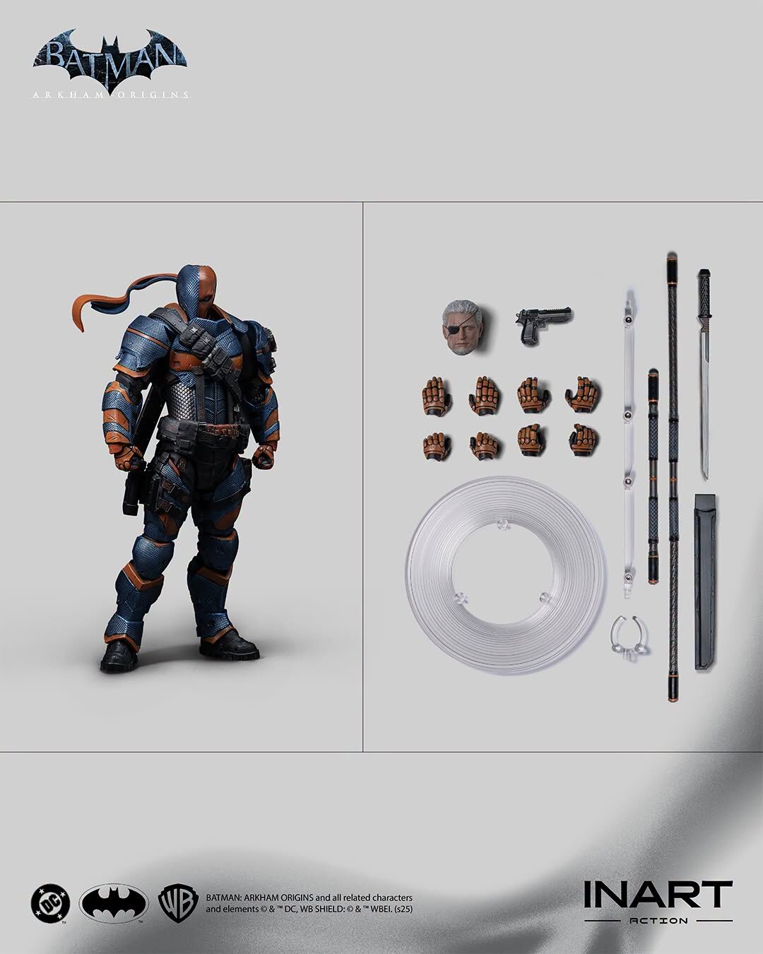 (Pre-Order) INART Action - Batman: Arkham Origins - Deathstroke Action Figure (MAG G0012)