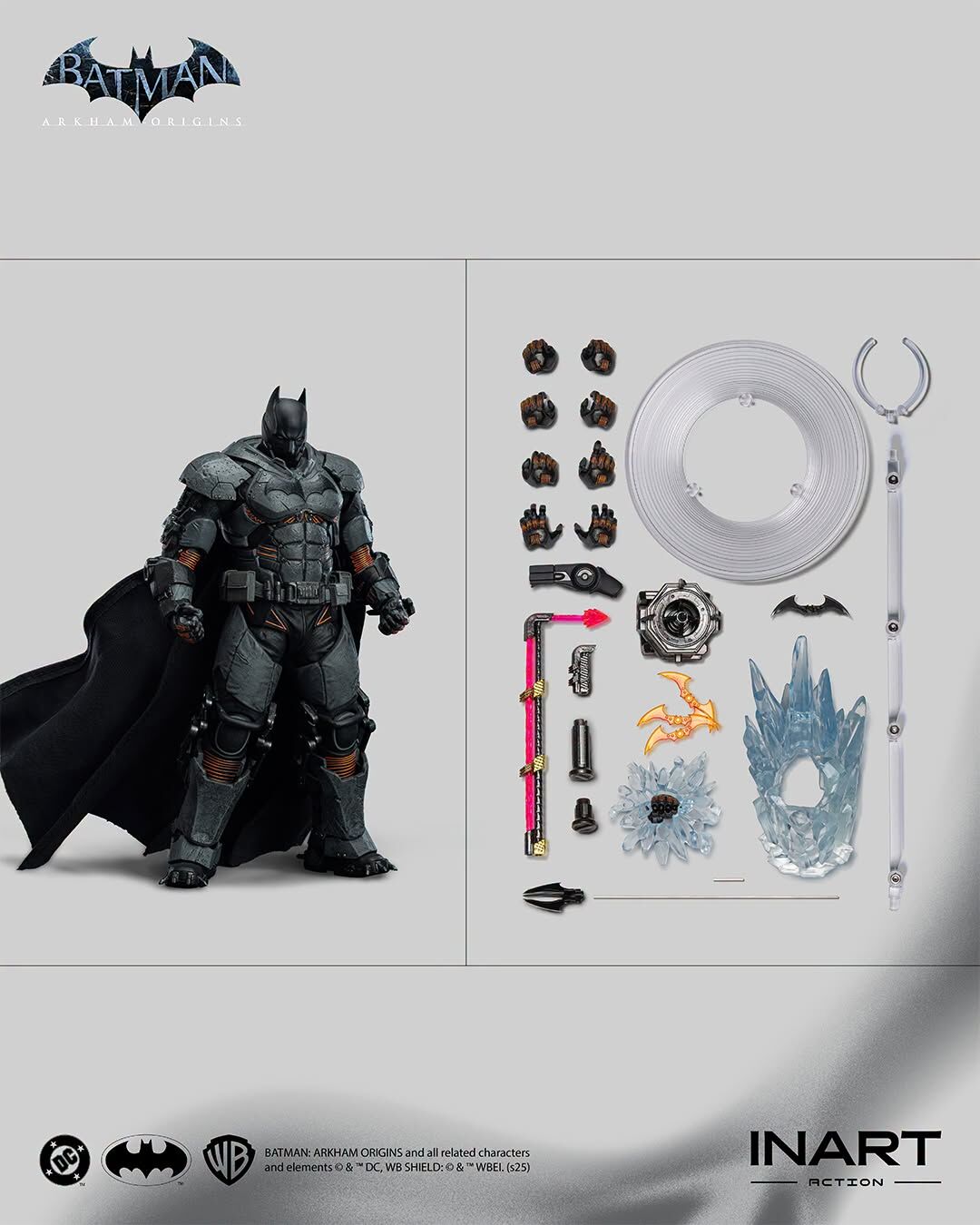 (Pre-Order) INART Action - Batman: Arkham Origins - Batman (XE Suit) Action Figure (MAG G0013)