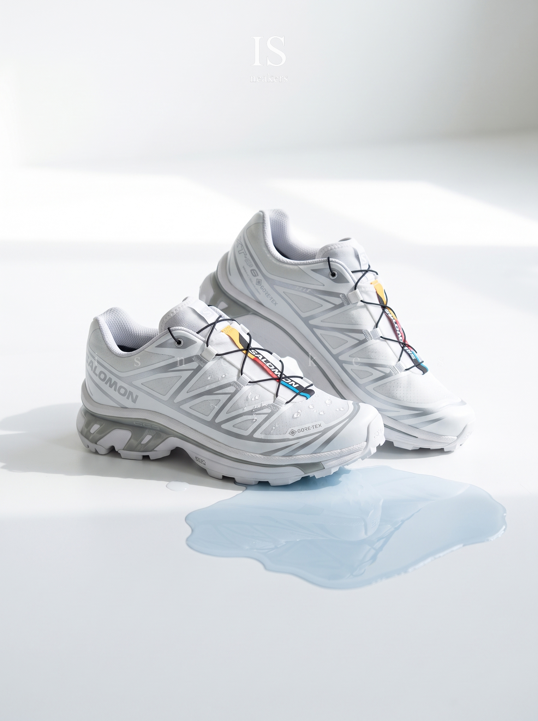iSNEAKERS｜Salomon XT-6 Gore Tex "White Silver" 白銀 L47581100