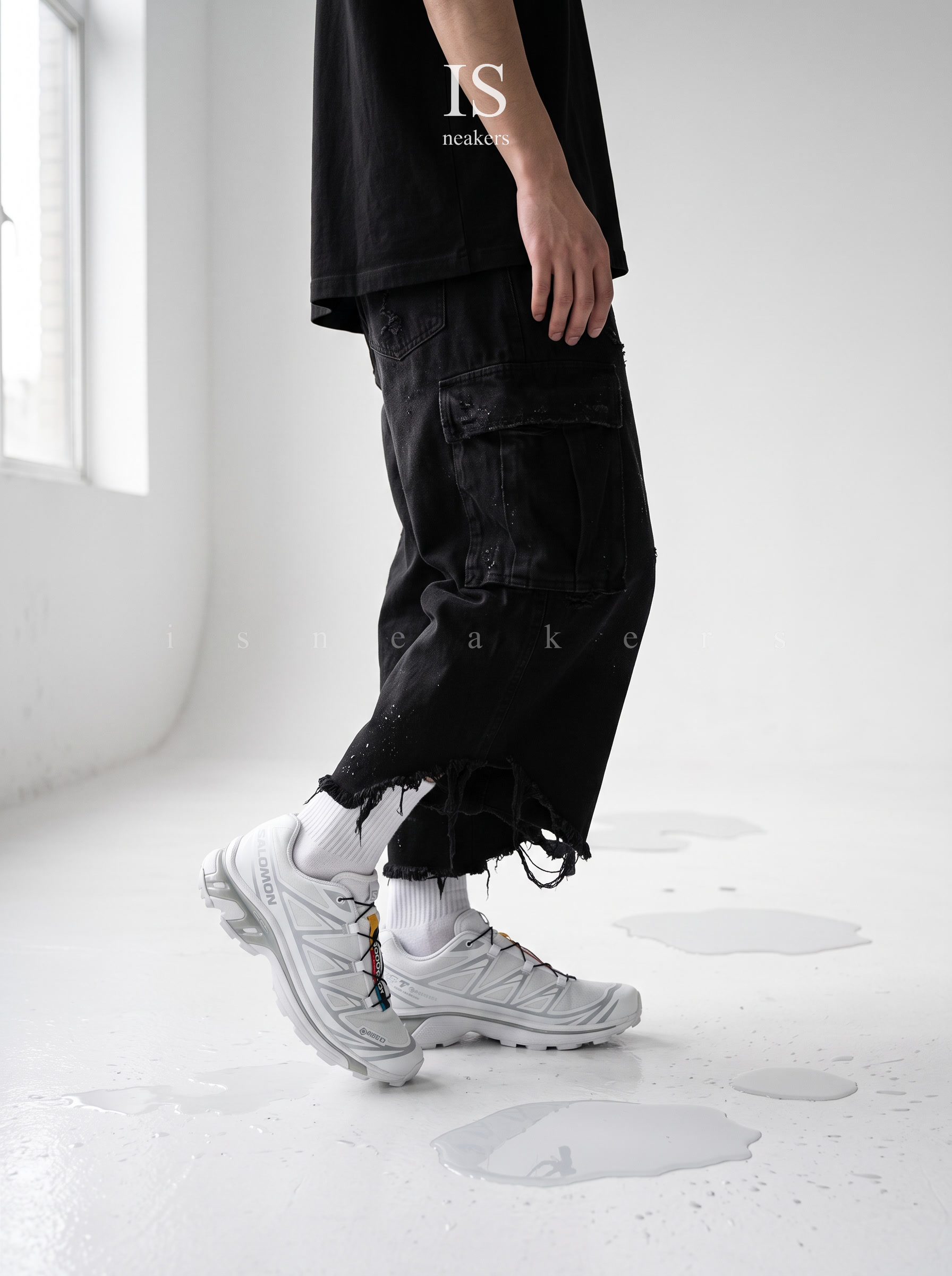 iSNEAKERS｜Salomon XT-6 Gore Tex "White Silver" 白銀 L47581100