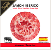 0905KF12-KOREANFOOD-KF-Hand-Sliced Iberico Black Pig Ham 48 Months (Black Label) 50g (C12)