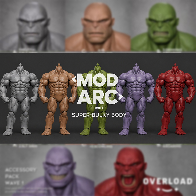 (Pre-Order) MODARC Studio 1/12 Super‑Bulky Figure Body