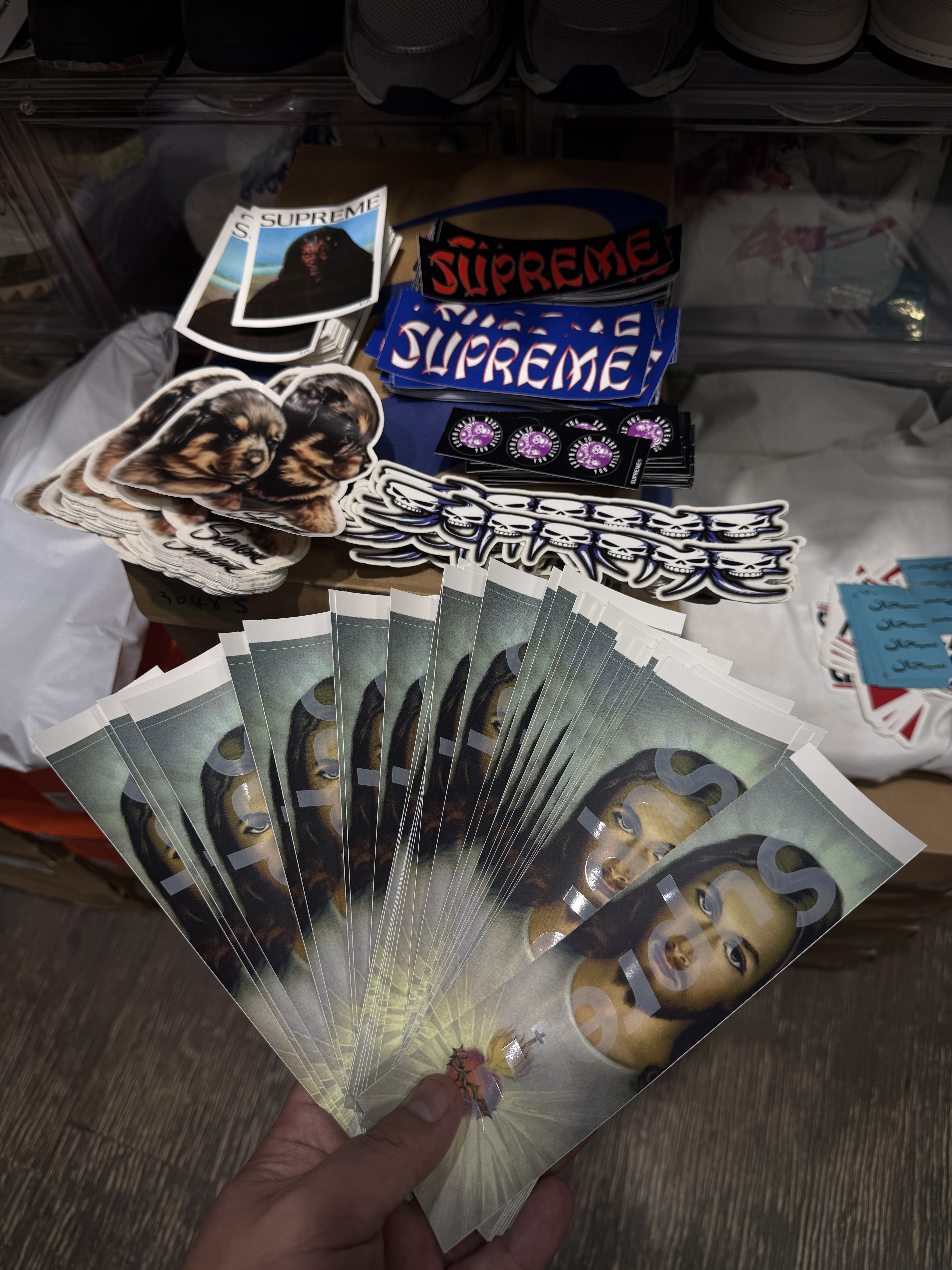 supreme 26FW 貼紙 貼紙組 ㄧ組7張