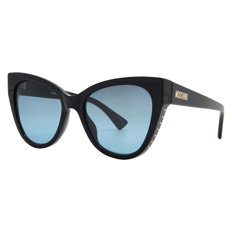 【預購】Moschino N090480 灰藍漸層蝴蝶形女裝太陽眼鏡