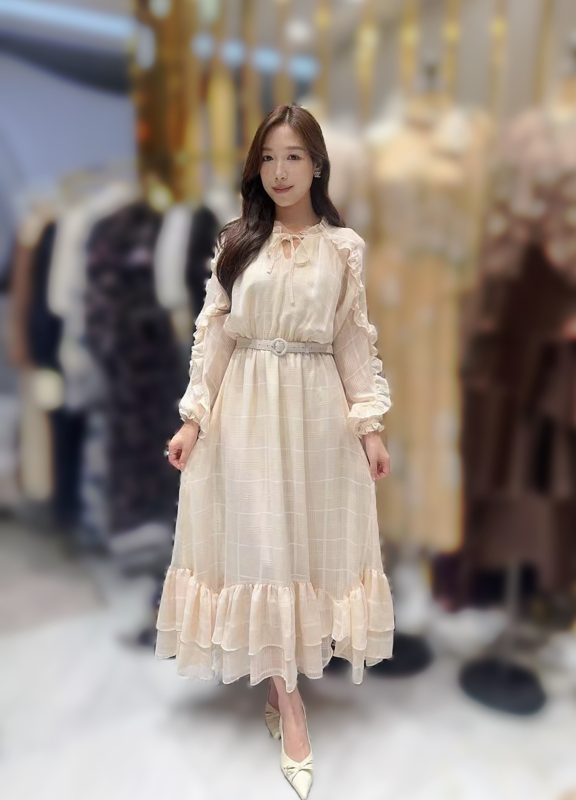 AD08 胸45 腰24-44 hip50 長50 $1079