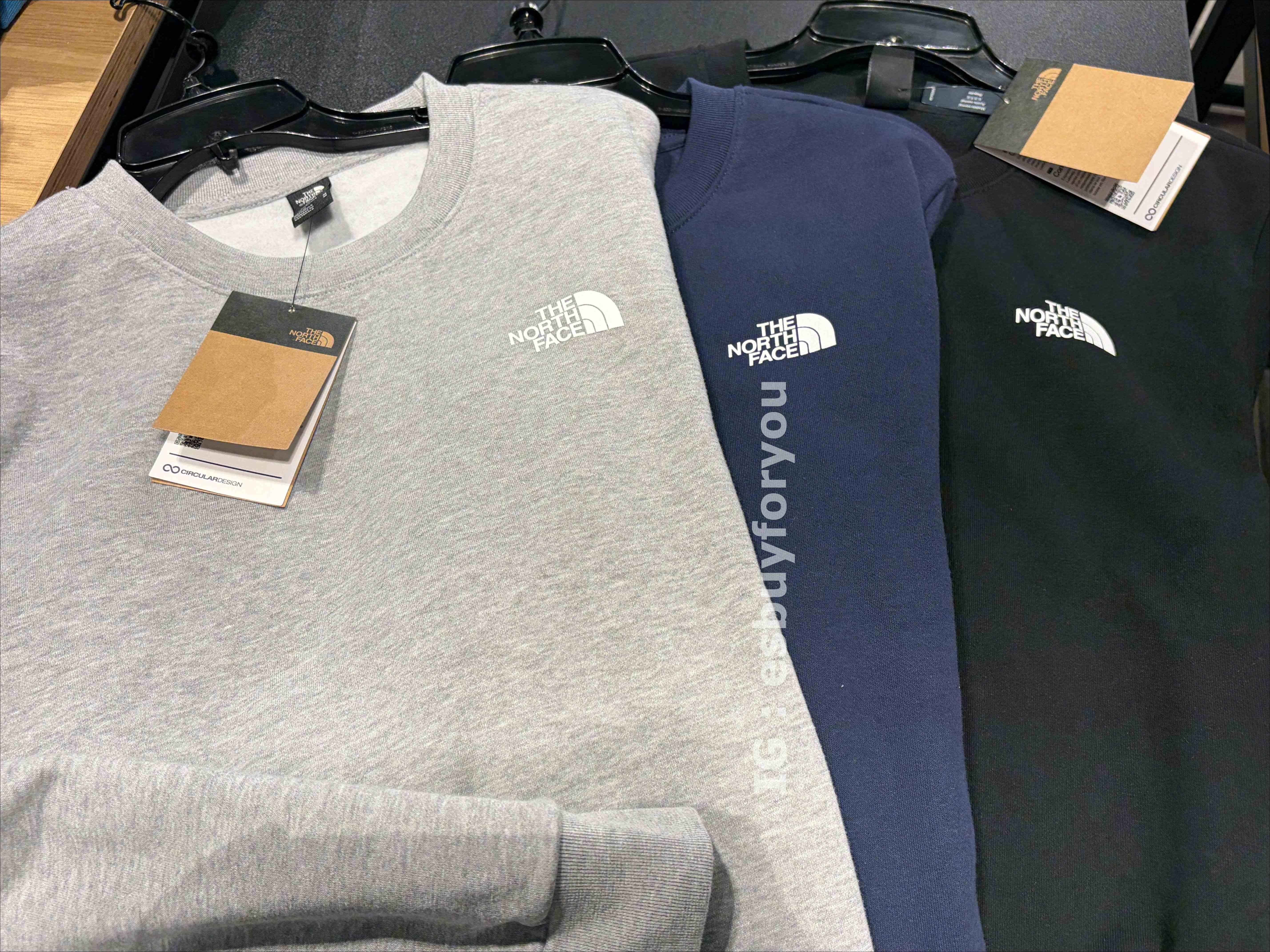 THE NORTH FACE 男大人 經典小標 刷毛 大學TEE (3色)