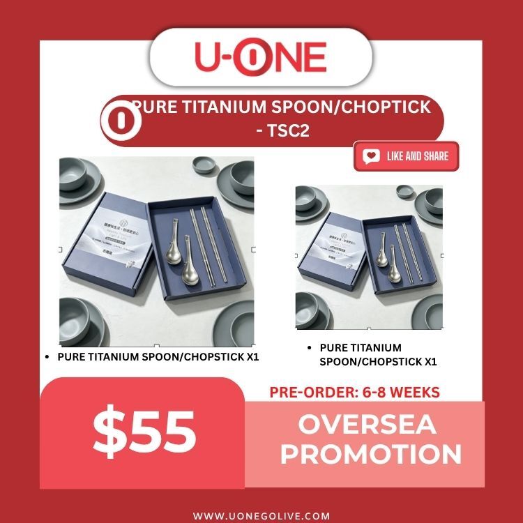 PURE TITANIUM SPOON/CHOPTICK  - TSC2