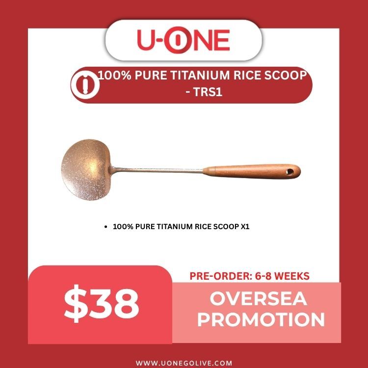 100% PURE TITANIUM RICE SCOOP  - TRS1