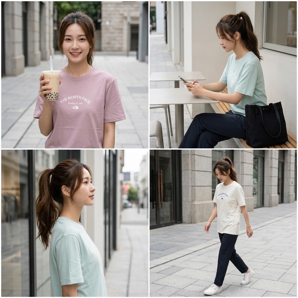 THE NORTH FACE 女大人 Berkeley字樣 短TEE (3色) (小寬版)