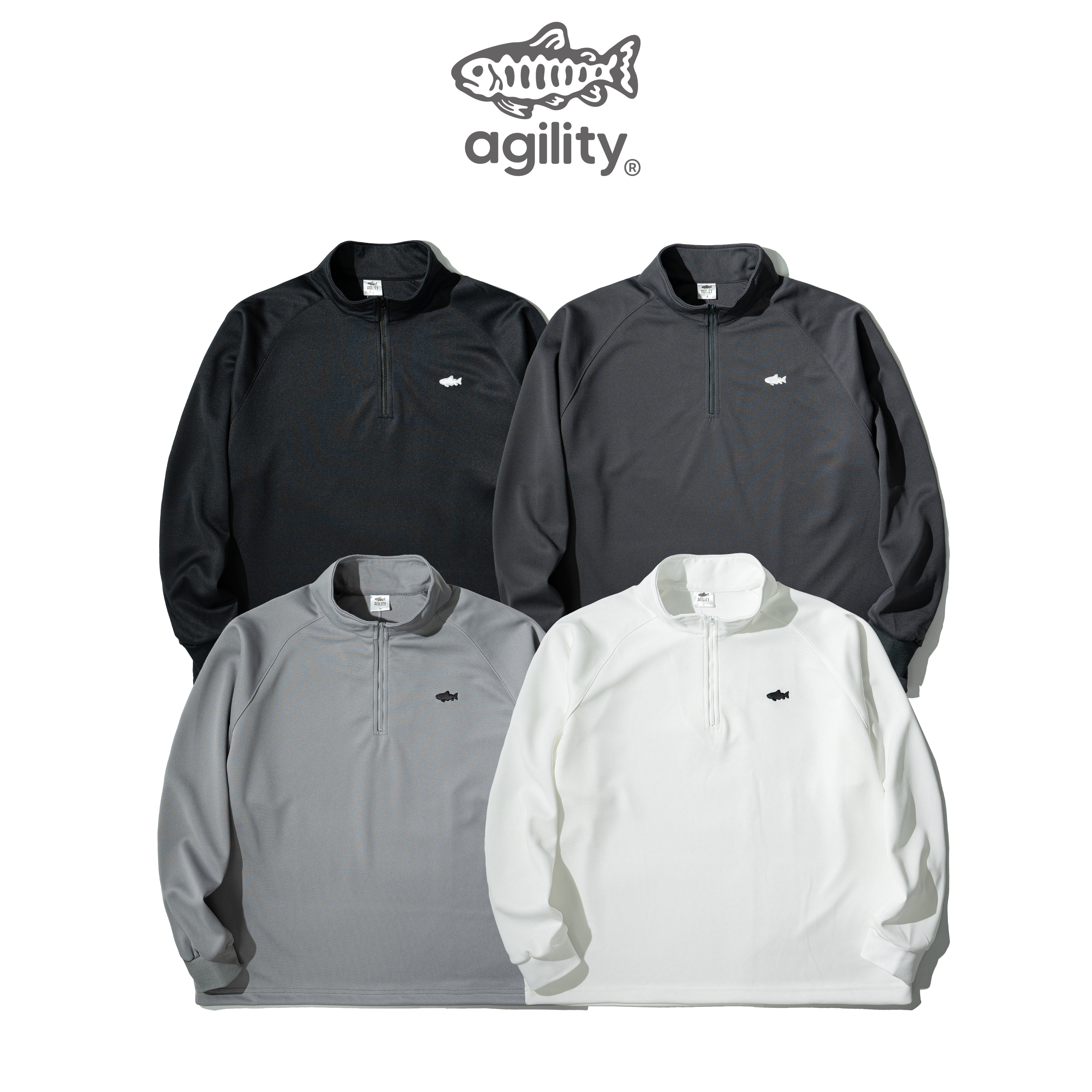 AGILITY Scuba Knit Half Zip Sweater 太空棉 半襟外套 [A-HL]