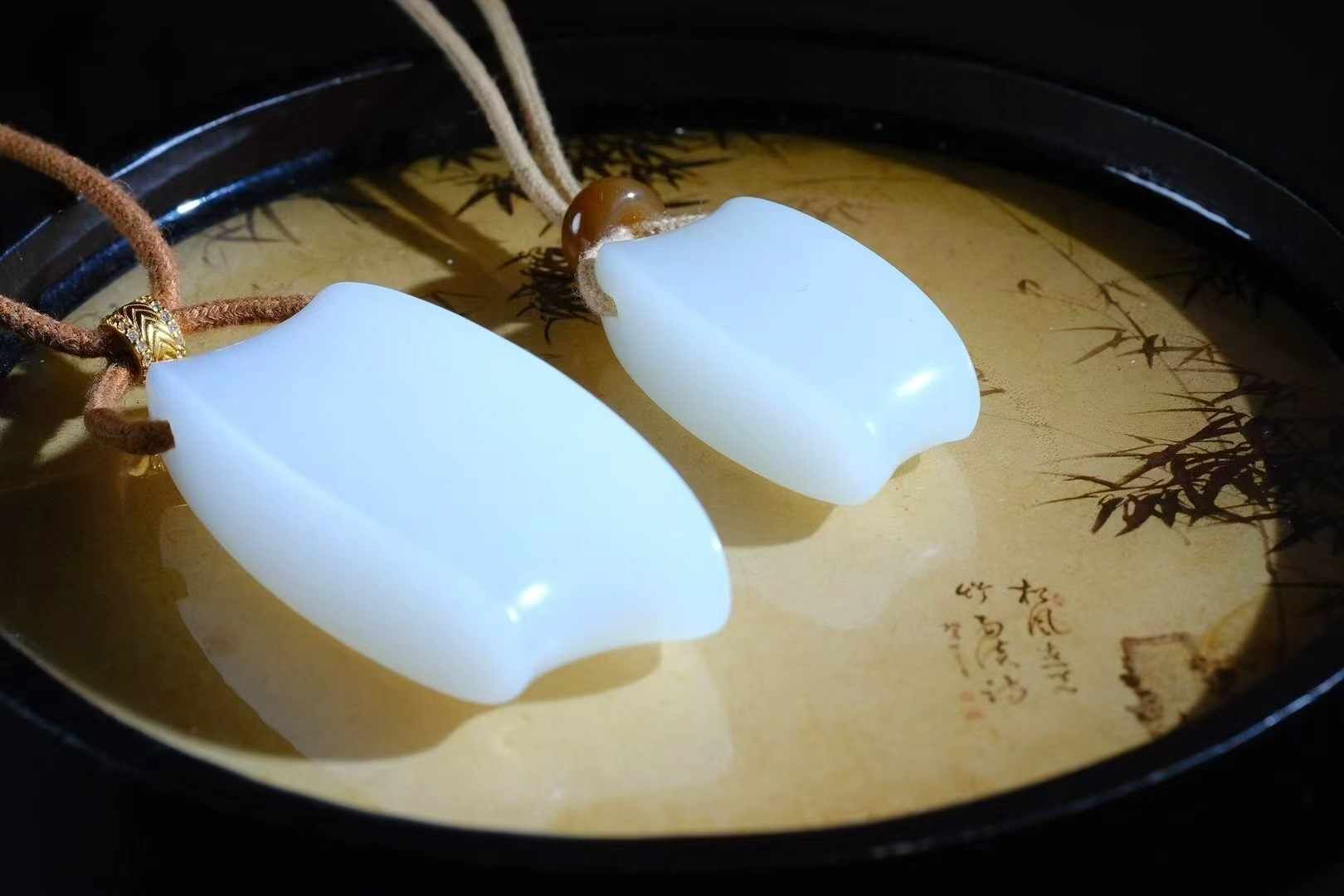 91723 和田玉羊脂白玉無事牌
