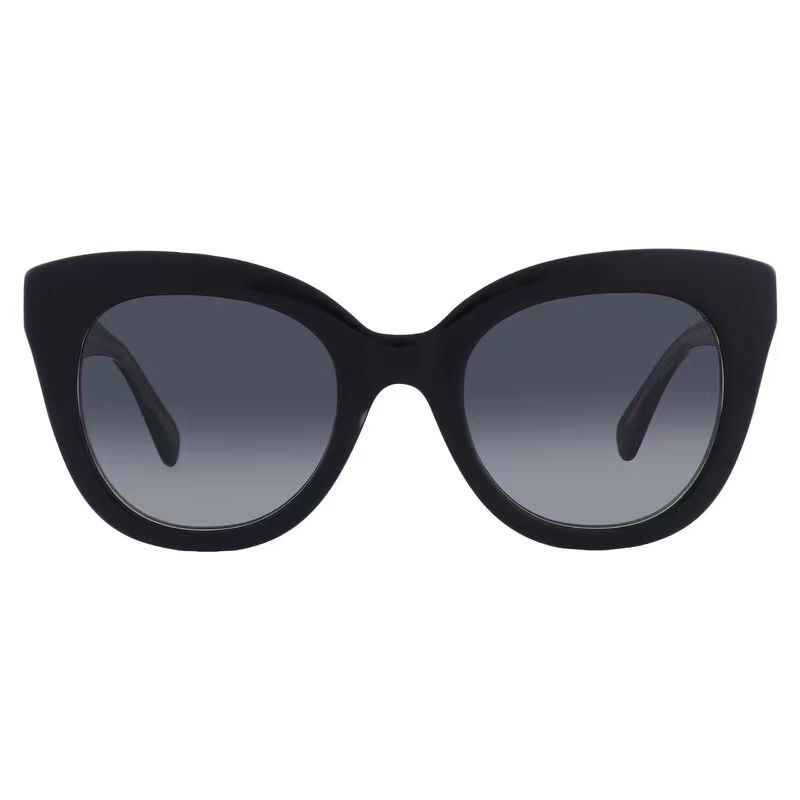 【預購】Kate Spade N090517 女裝貓眼太陽鏡 (黑色鏡框/灰色鏡片)