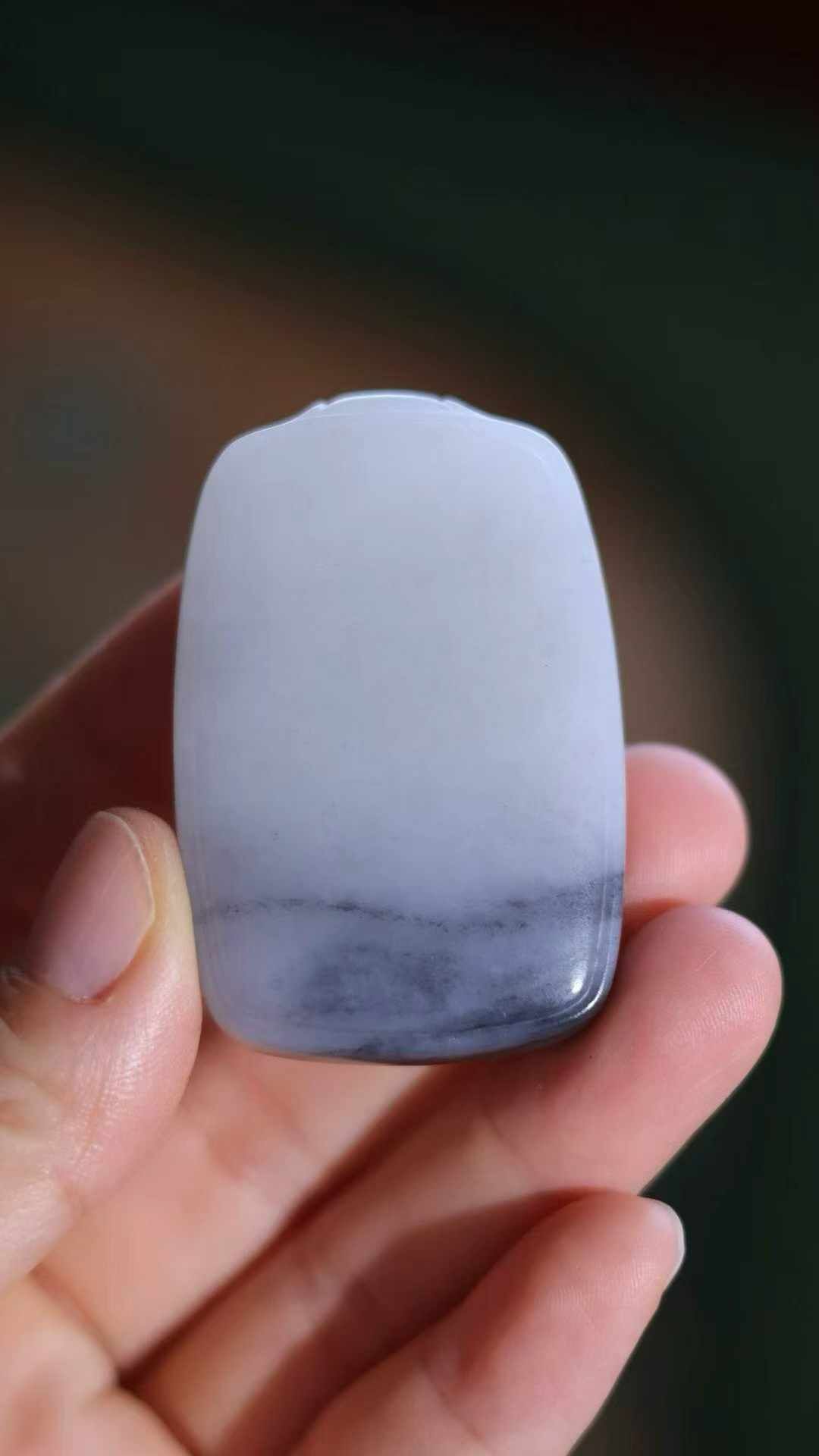 和田玉籽料青花無事牌,天然和田玉軟玉