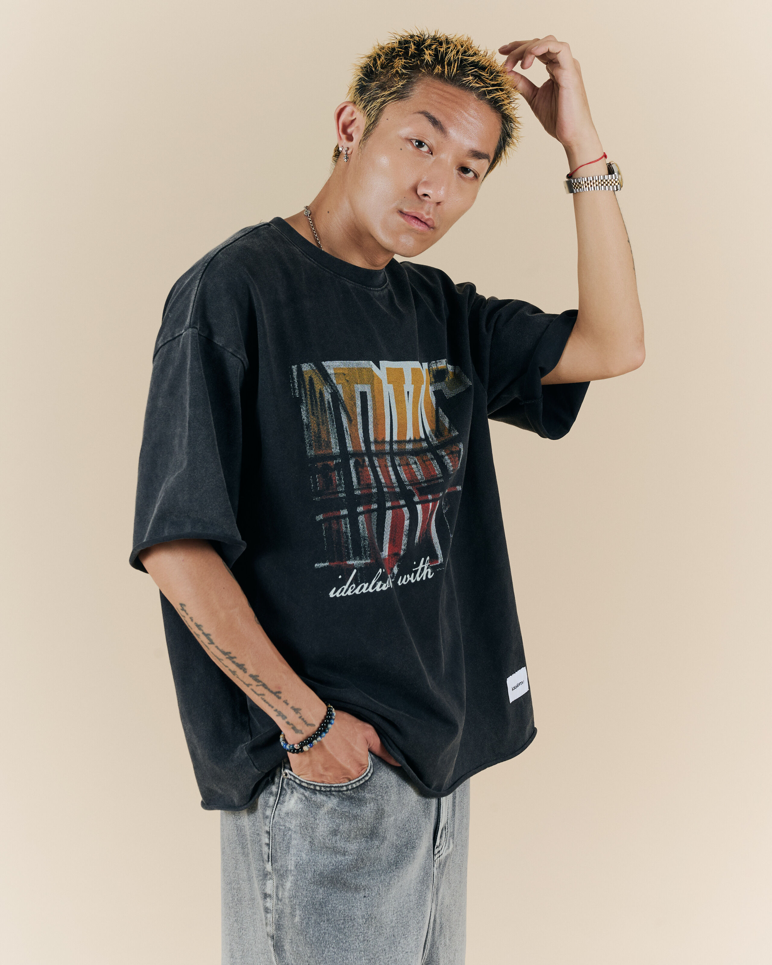 IDEALISM x VATIC ID26999 RAW WASH TEE 水洗 短T 短袖