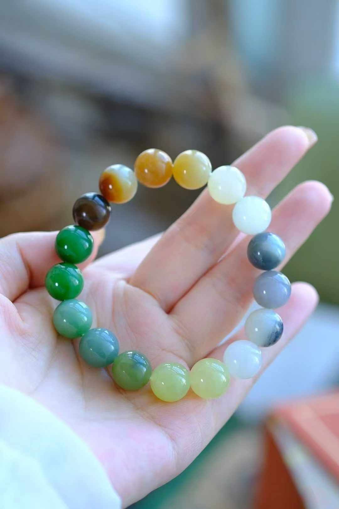和田玉手串 (12mm直徑),天然和田玉軟玉