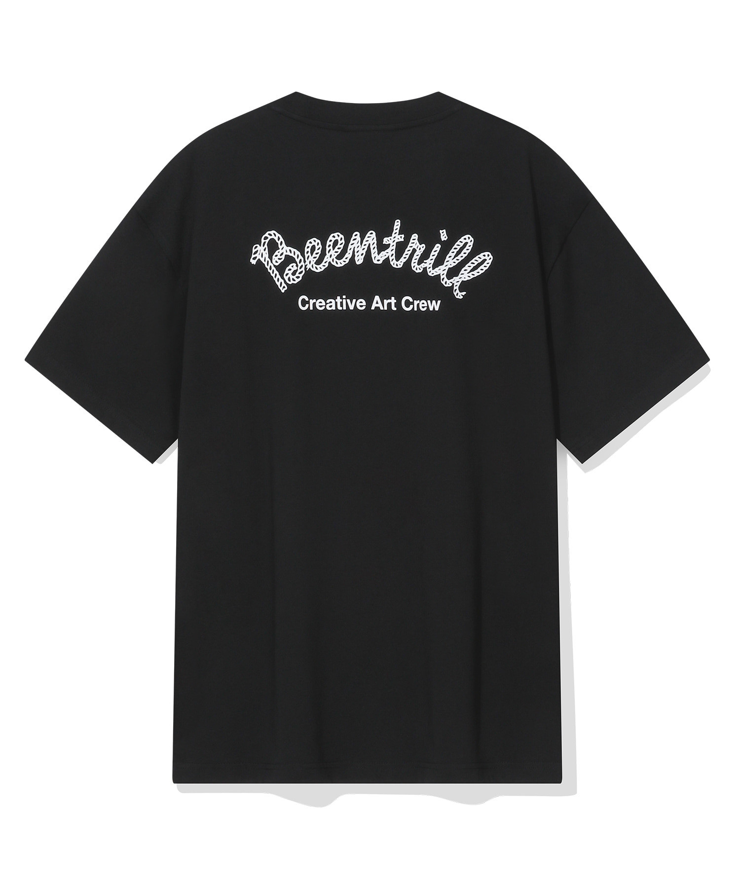 【韓國預購】 BEENTRILL ZKR090507 男女同款背後LOGO印花短袖上衣