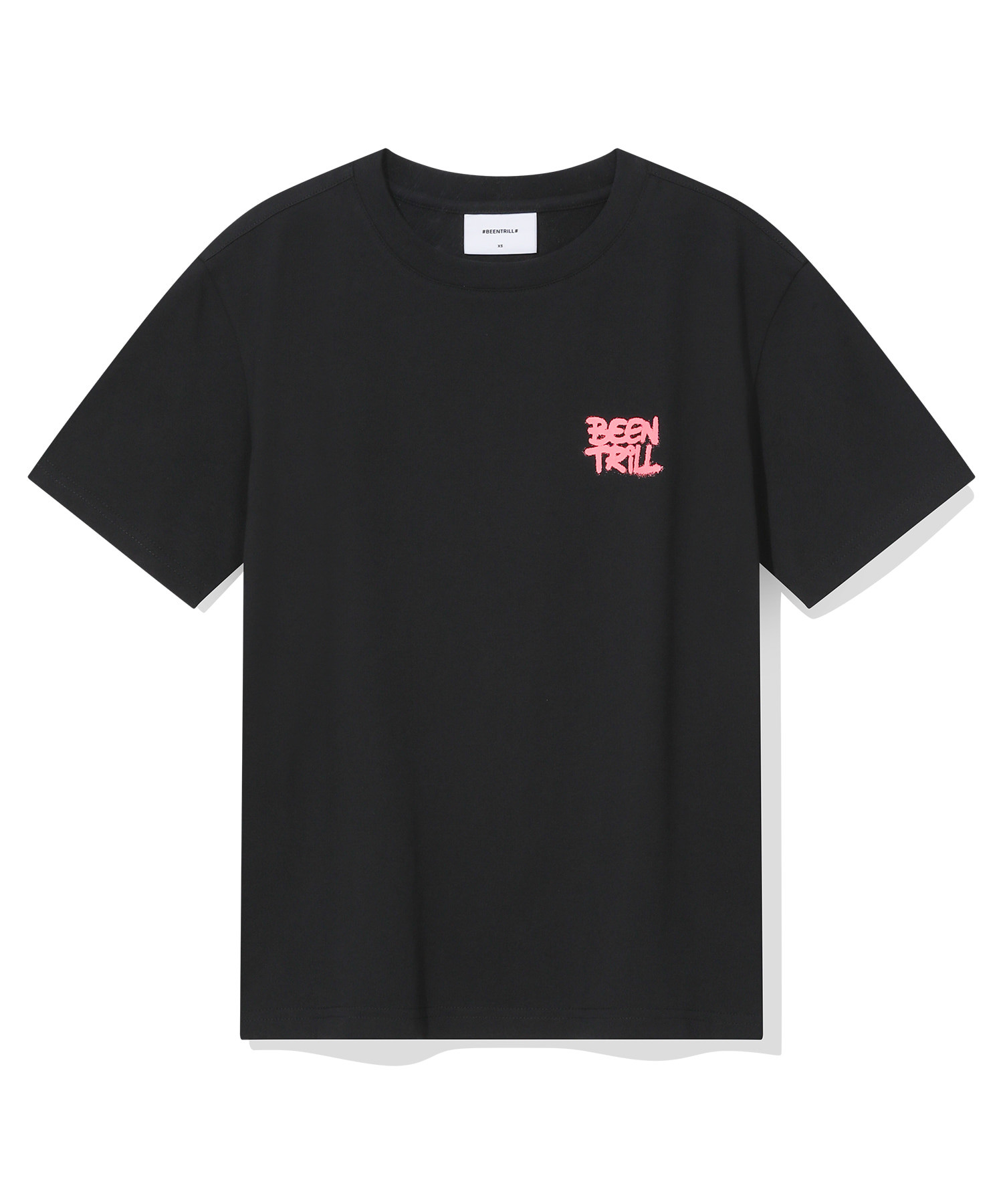 【韓國預購】 BEENTRILL ZKR090512 女裝噴繪Hashtag 短袖上衣