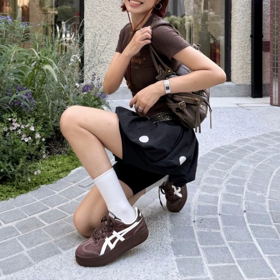 ONITSUKA TIGER TOKUTEN CHUCK 可可牛奶 厚底 增高 鬼塚虎 1183C561-200