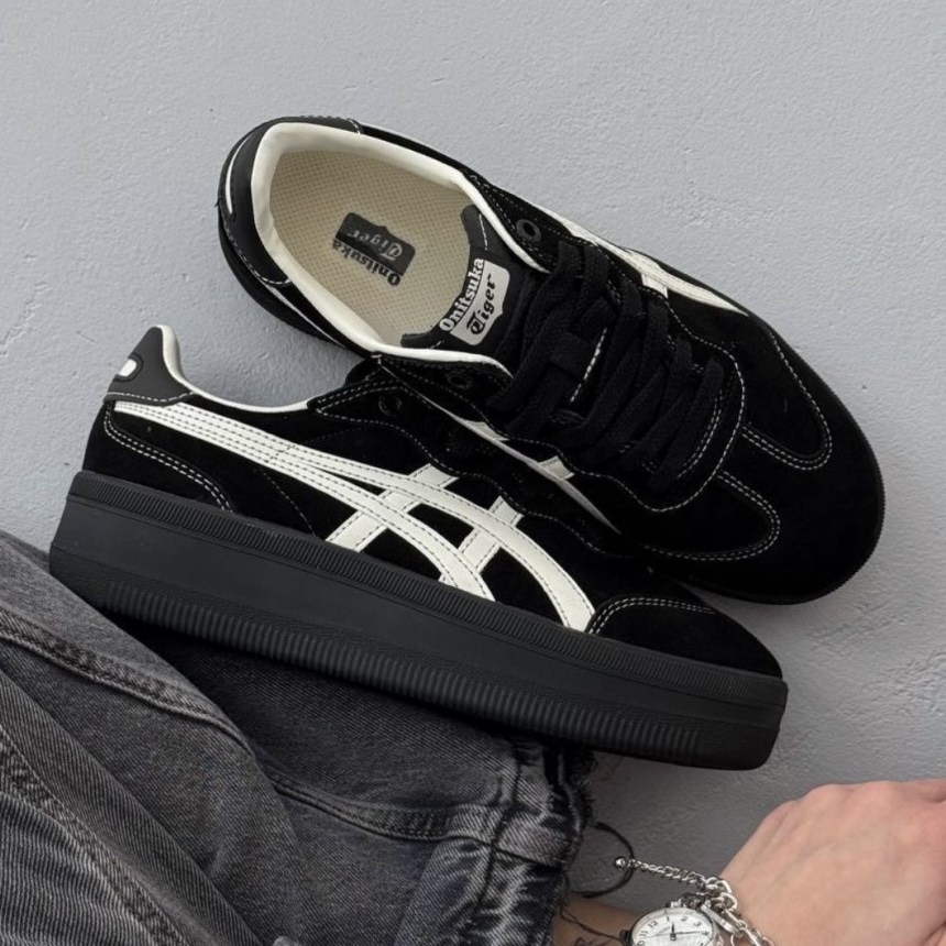 ONITSUKA TIGER TOKUTEN CHUCK 全黑 厚底 增高 鬼塚虎 1183C561-001