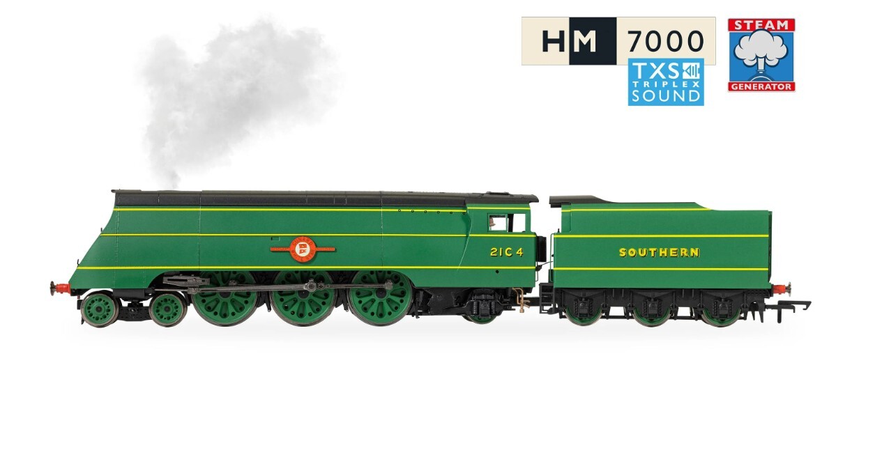 Hornby R30560SS OO scale SR - Merchant Navy Class - 21C4 'Cunard White Star' (With Steam Generator)