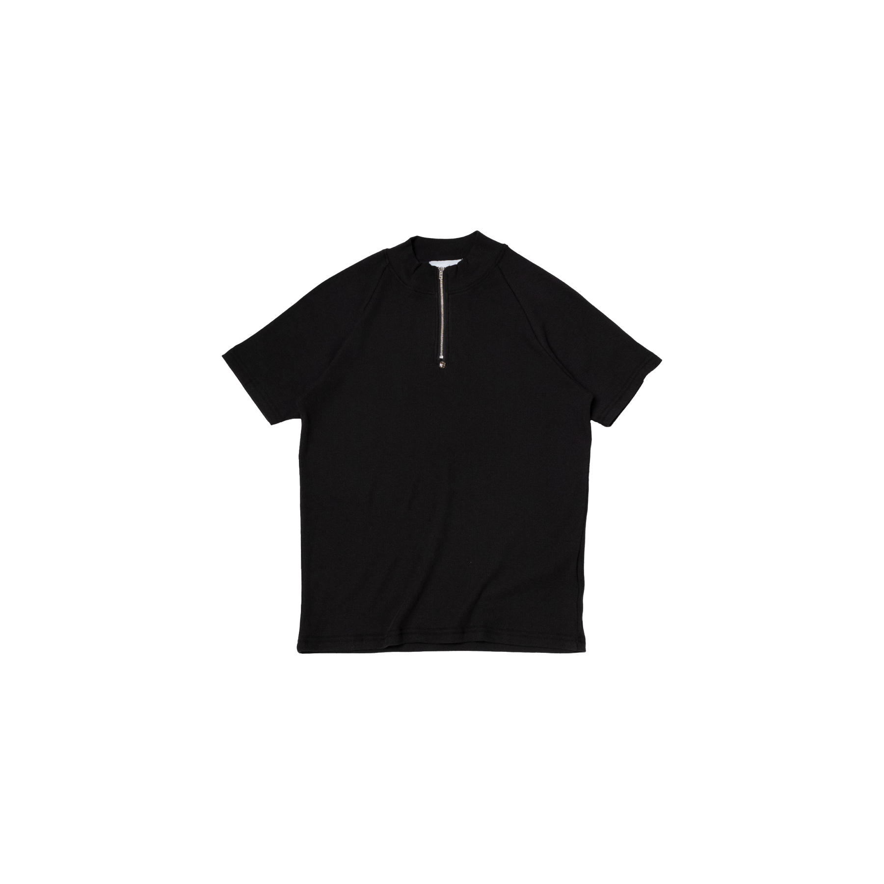 Fashion Killia HALF ZIP KNIT TEE 小立領 針織 合身 T恤