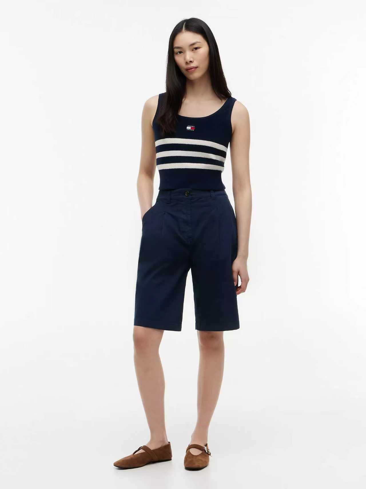 【預購】TOMMY HILFIGER N090531 女裝間條背心