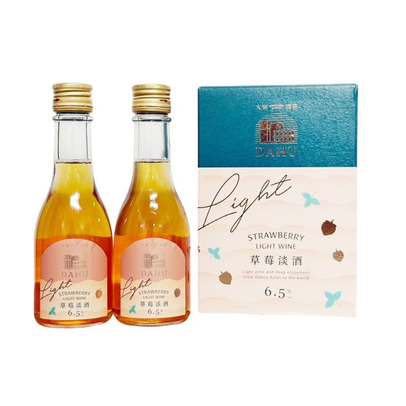 大湖酒莊 淡酒2入禮盒 180ml