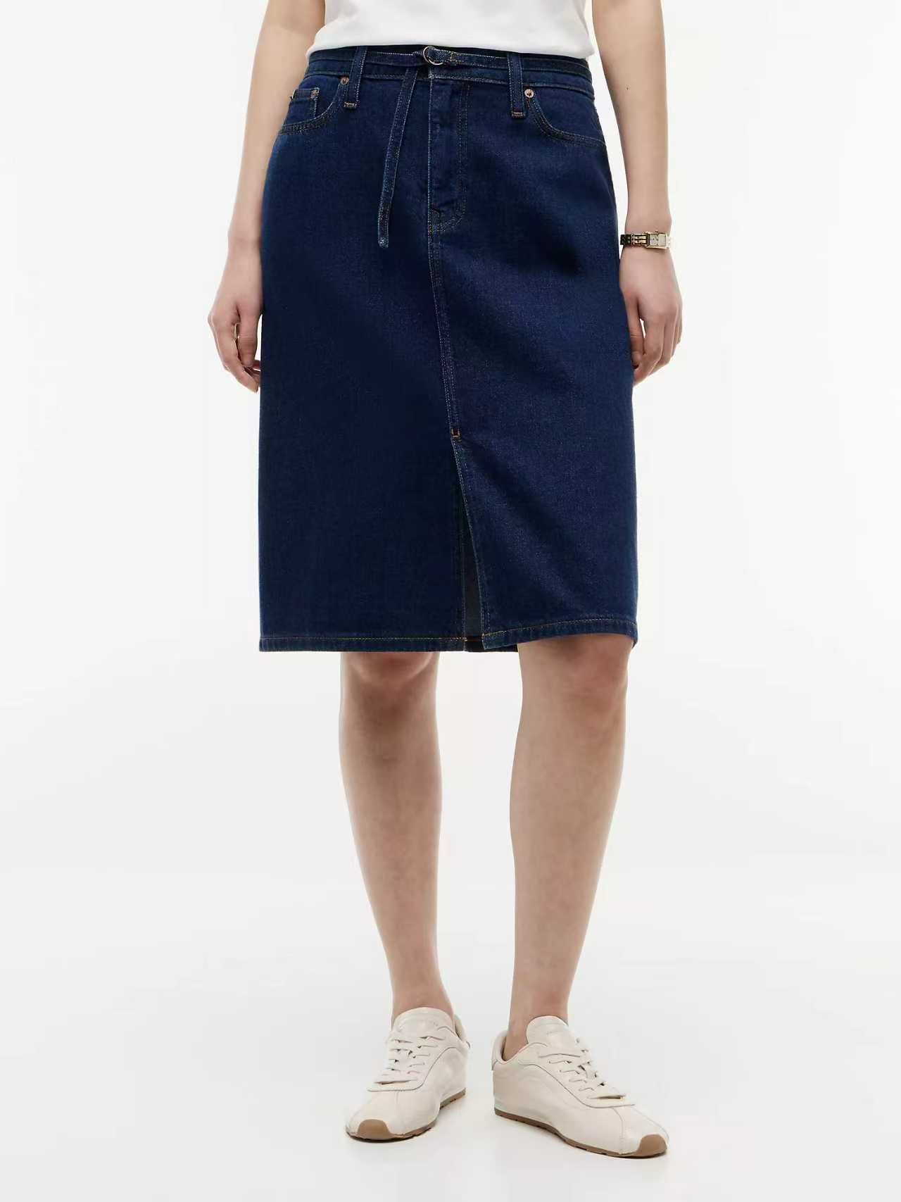 【預購】TOMMY HILFIGER N090533 女裝牛仔裙 (深藍色)