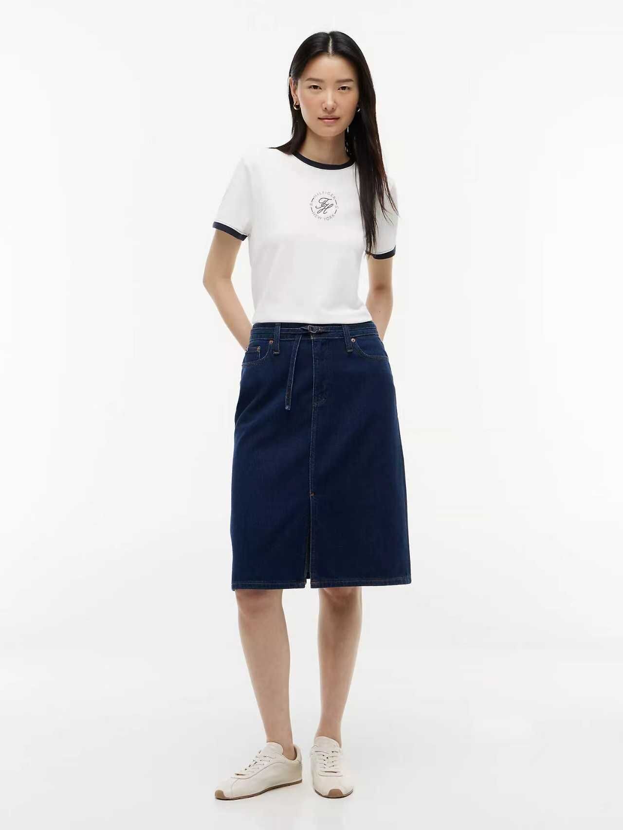 【預購】TOMMY HILFIGER N090533 女裝牛仔裙 (深藍色)