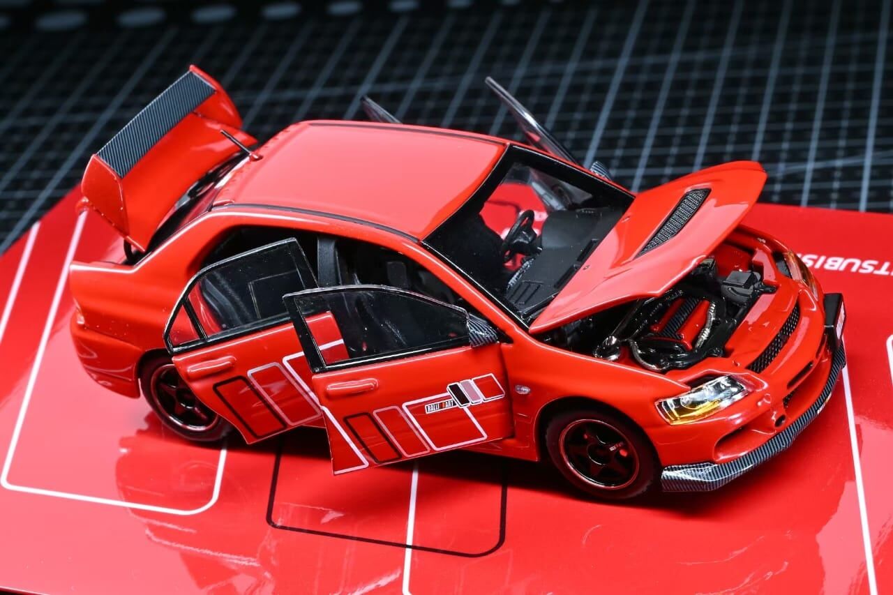 預訂:1/43 Gatherjoy Mitsubishi Lancer Evolution 9 Ralliart Red (GJMLEVO9R )