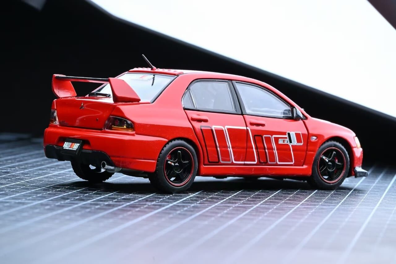 預訂:1/43 Gatherjoy Mitsubishi Lancer Evolution 9 Ralliart Red (GJMLEVO9R )