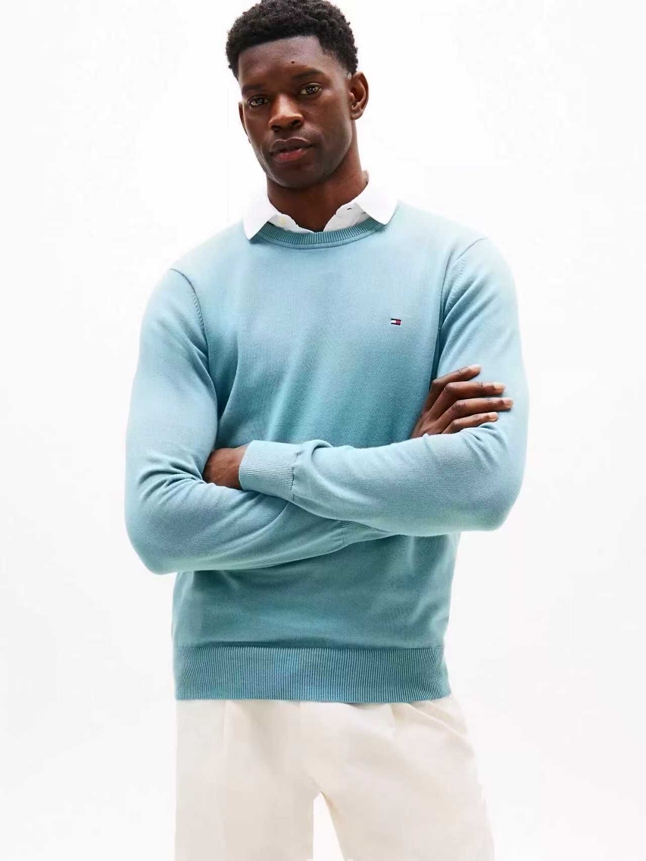 【預購】TOMMY HILFIGER N090538 Classic 男裝圓領毛衣