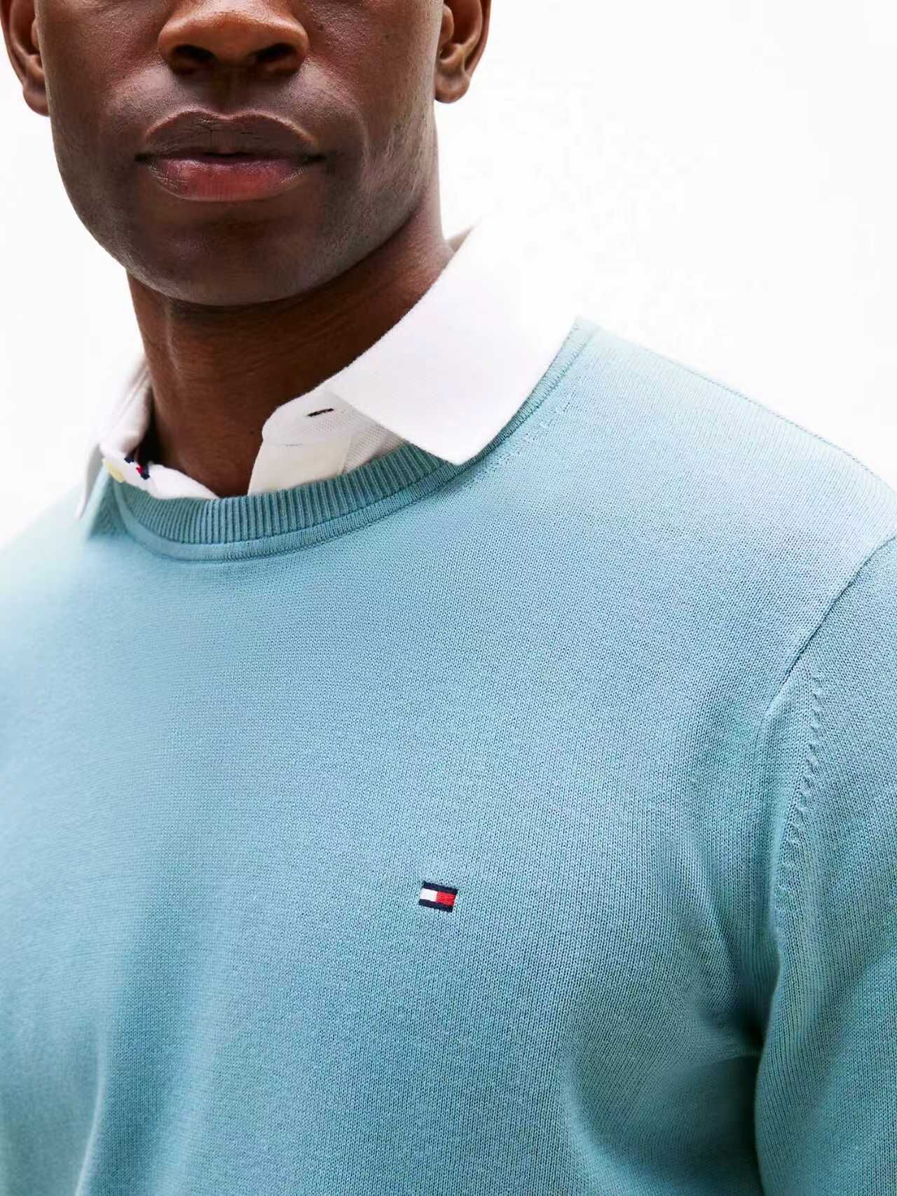 【預購】TOMMY HILFIGER N090538 Classic 男裝圓領毛衣