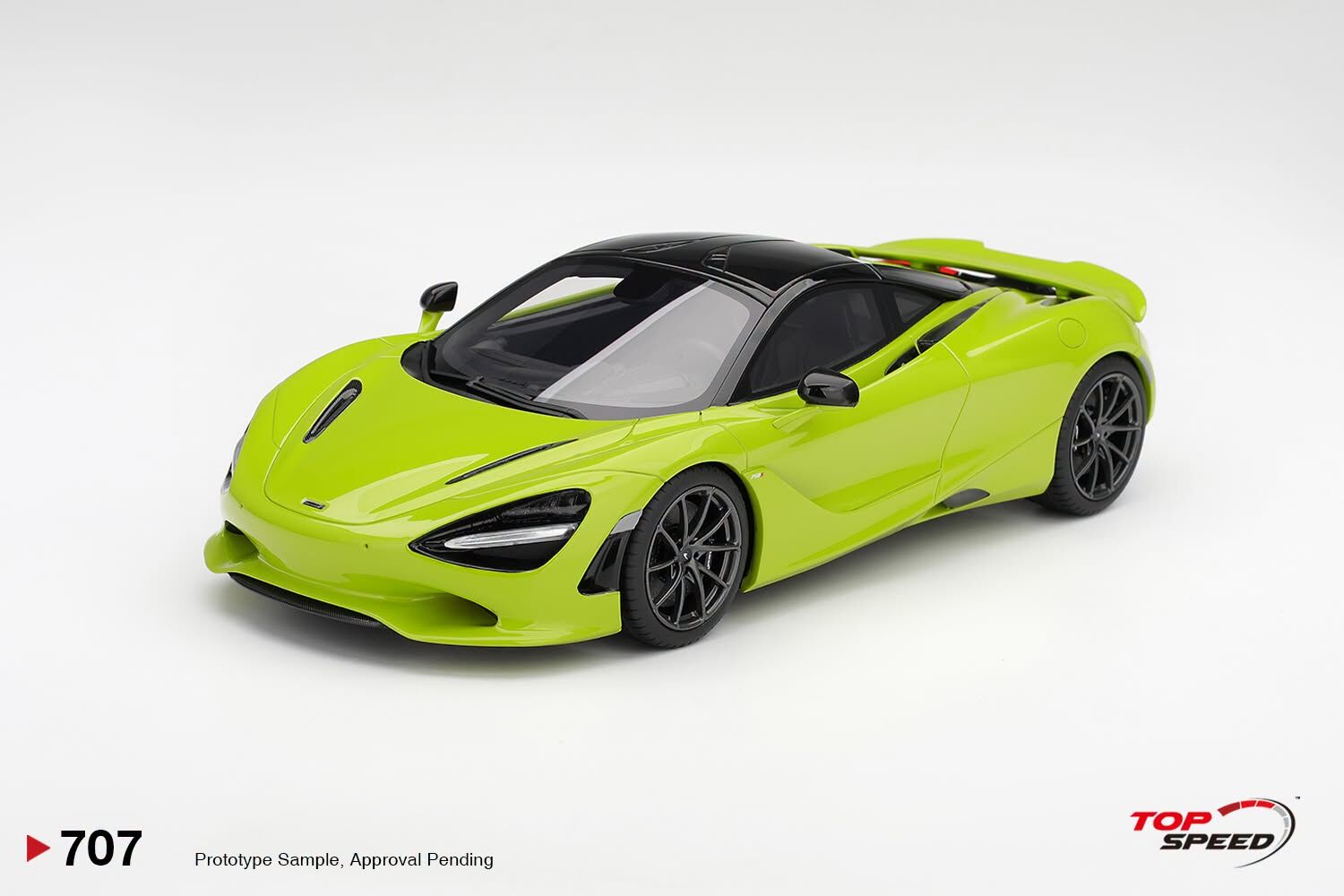 預訂 (訂金$300) (預訂價$1299) :1/18 TOP SPEED McLaren 750S Lime Green (TS0707)