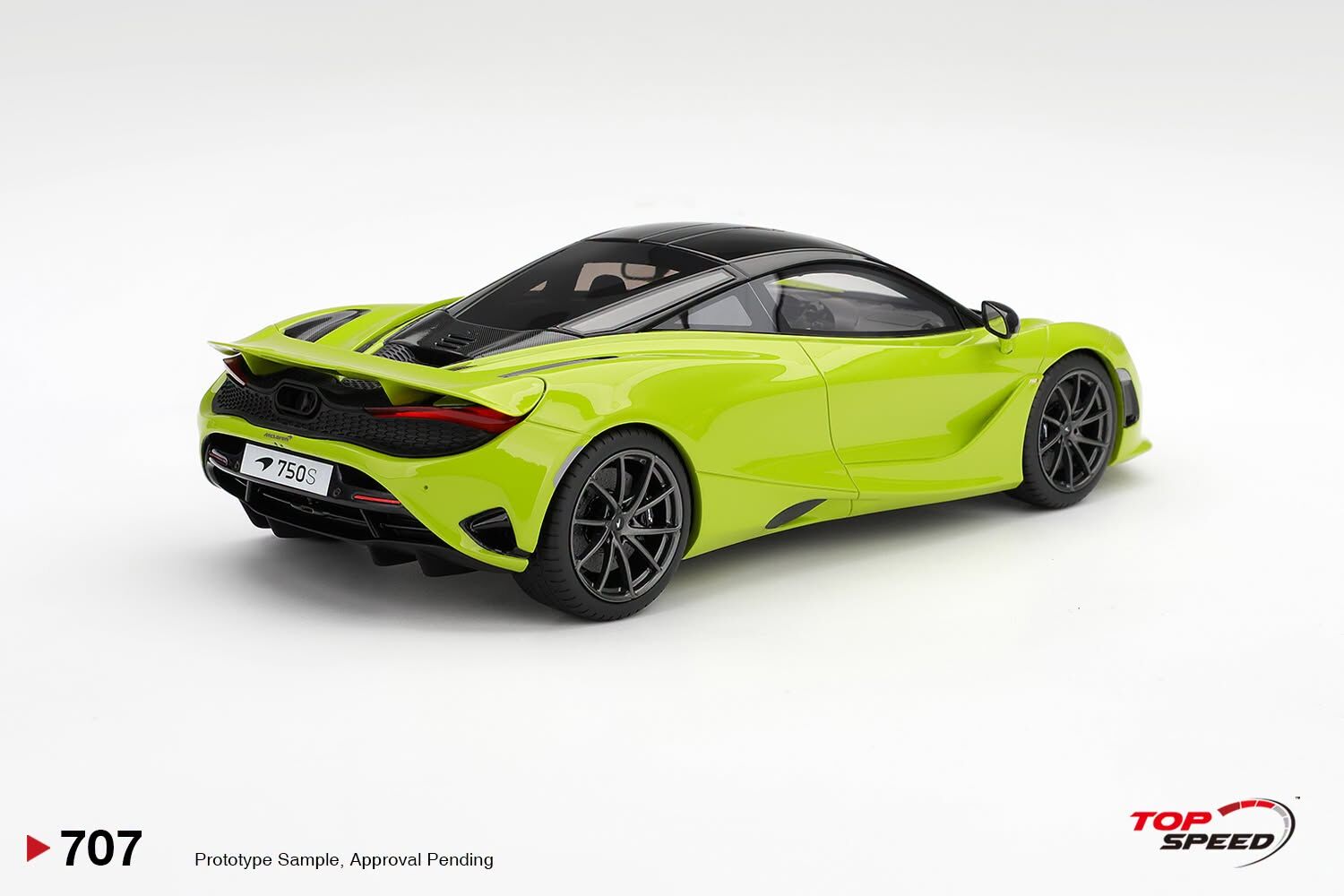 預訂 (訂金$300) (預訂價$1299) :1/18 TOP SPEED McLaren 750S Lime Green (TS0707)