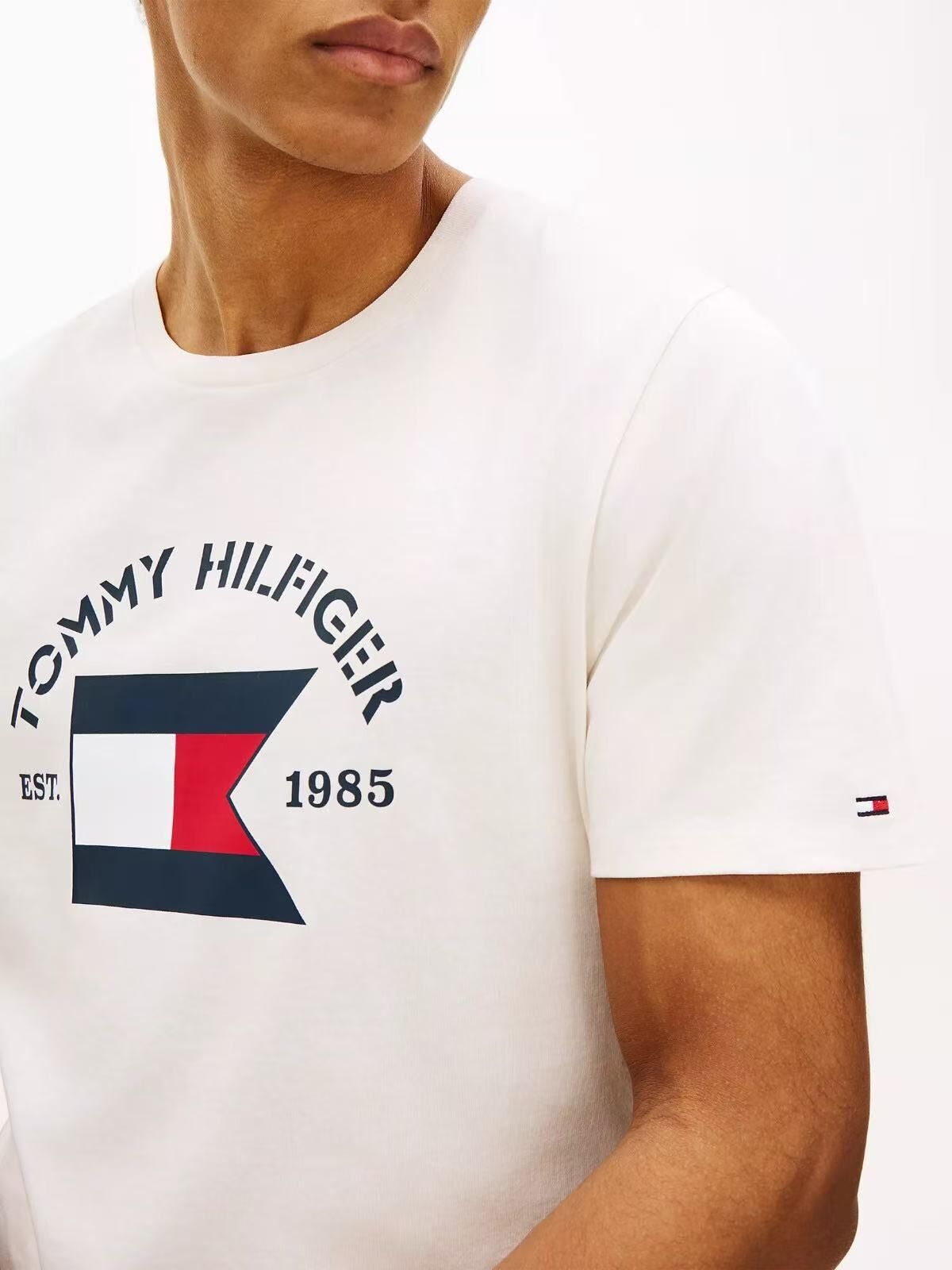 【預購】TOMMY HILFIGER N090541 Hilfiger Boating Flag 男裝短袖上衣