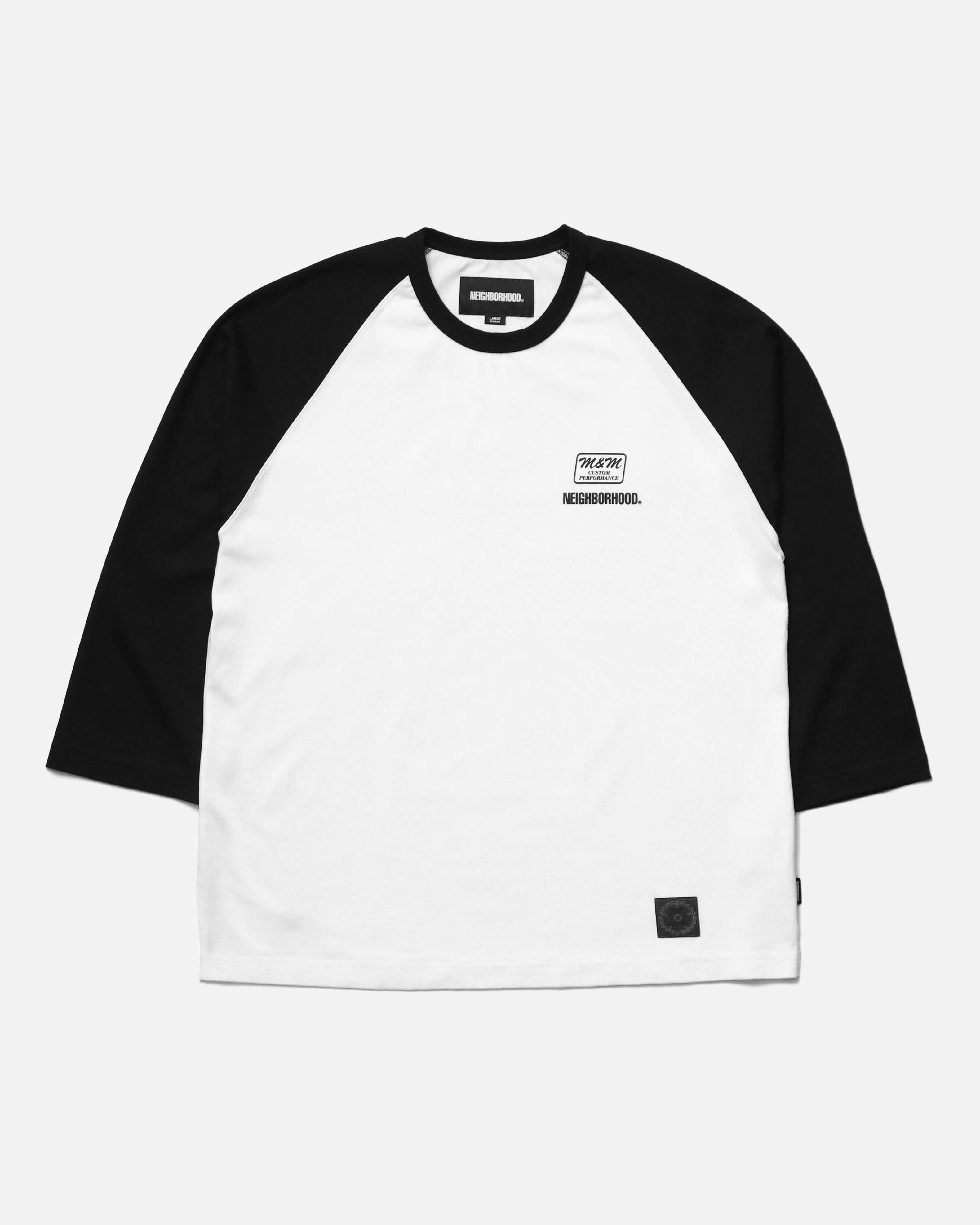 NEIGHBORHOOD NH X M&M . CLASSIC RAGLAN 3Q 聯名七分袖T-shirt