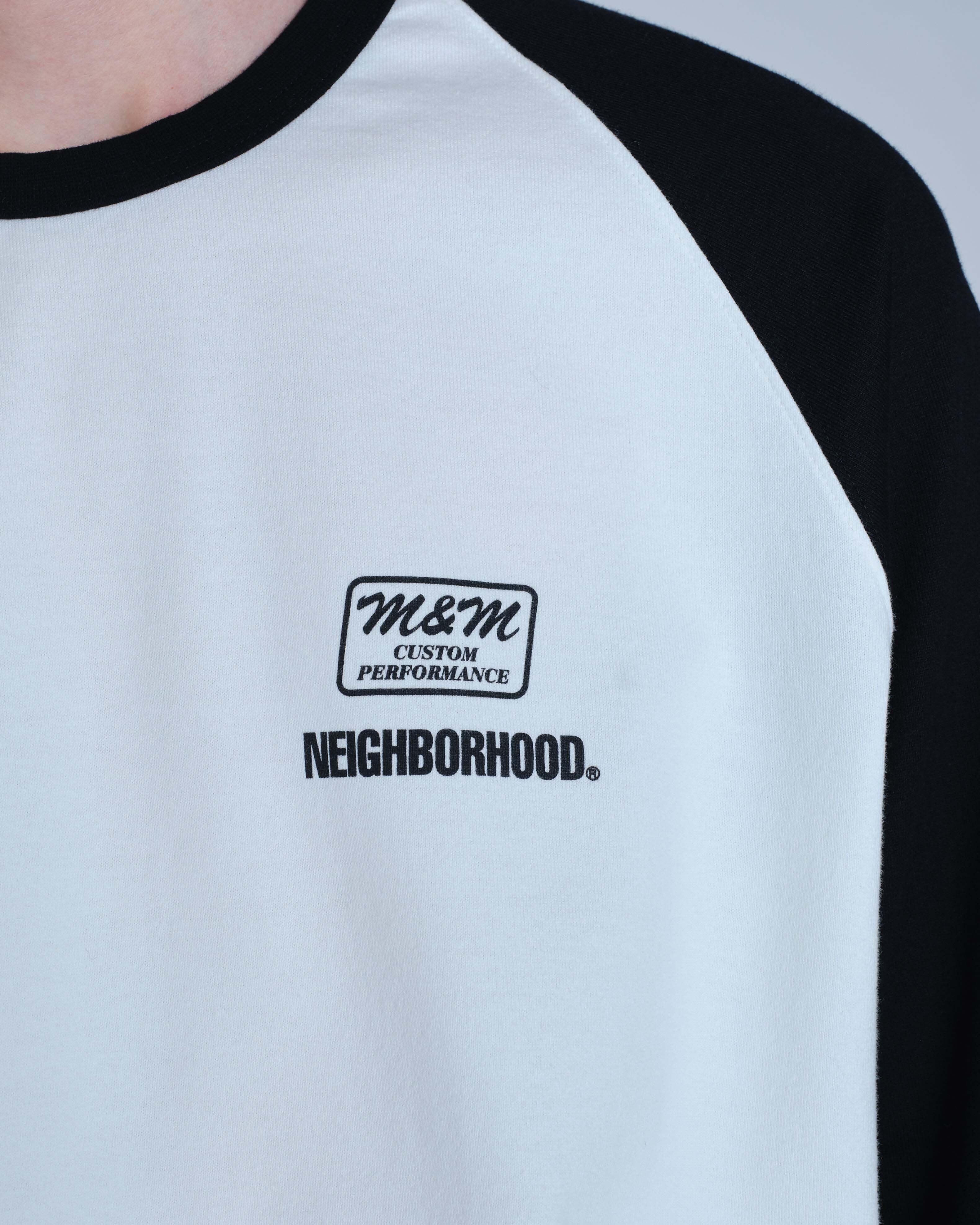 NEIGHBORHOOD NH X M&M . CLASSIC RAGLAN 3Q 聯名七分袖T-shirt