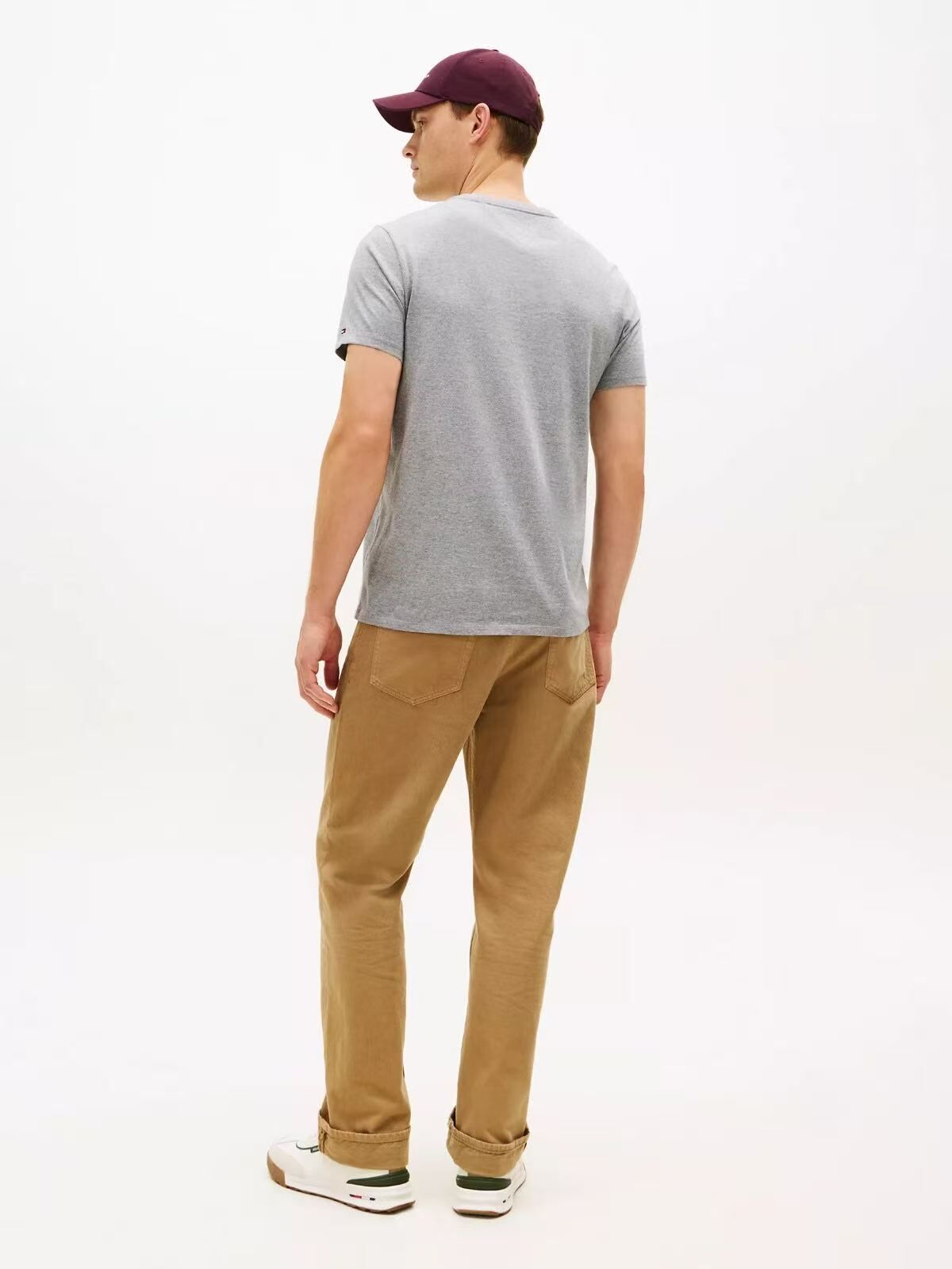 【預購】TOMMY HILFIGER N090544 Hilfiger Arch 男裝短袖上衣 (灰色)