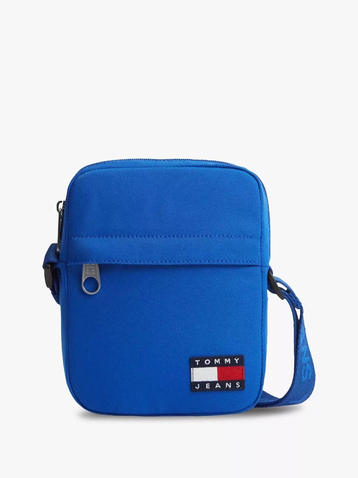 【預購】TOMMY HILFIGER N090546 Tommy Jeans Essential 斜挎包 (彩藍色)